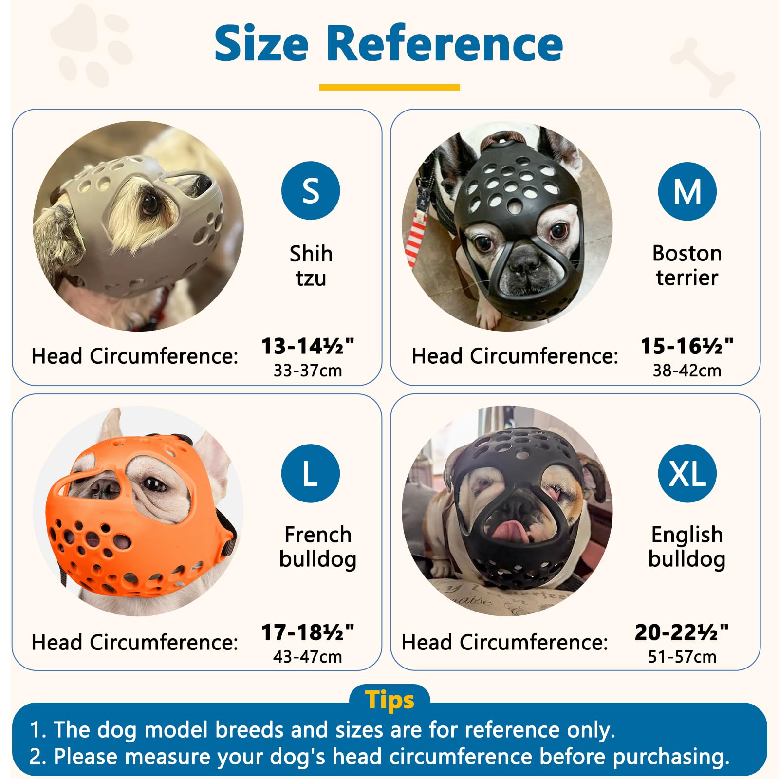 Short Snout Dog Muzzle, Soft Silicone Flat Faced Muzzle For French Bulldog Shih Tzu And Pug For Biting Chewing Licking And Grooming, Allows Panting
