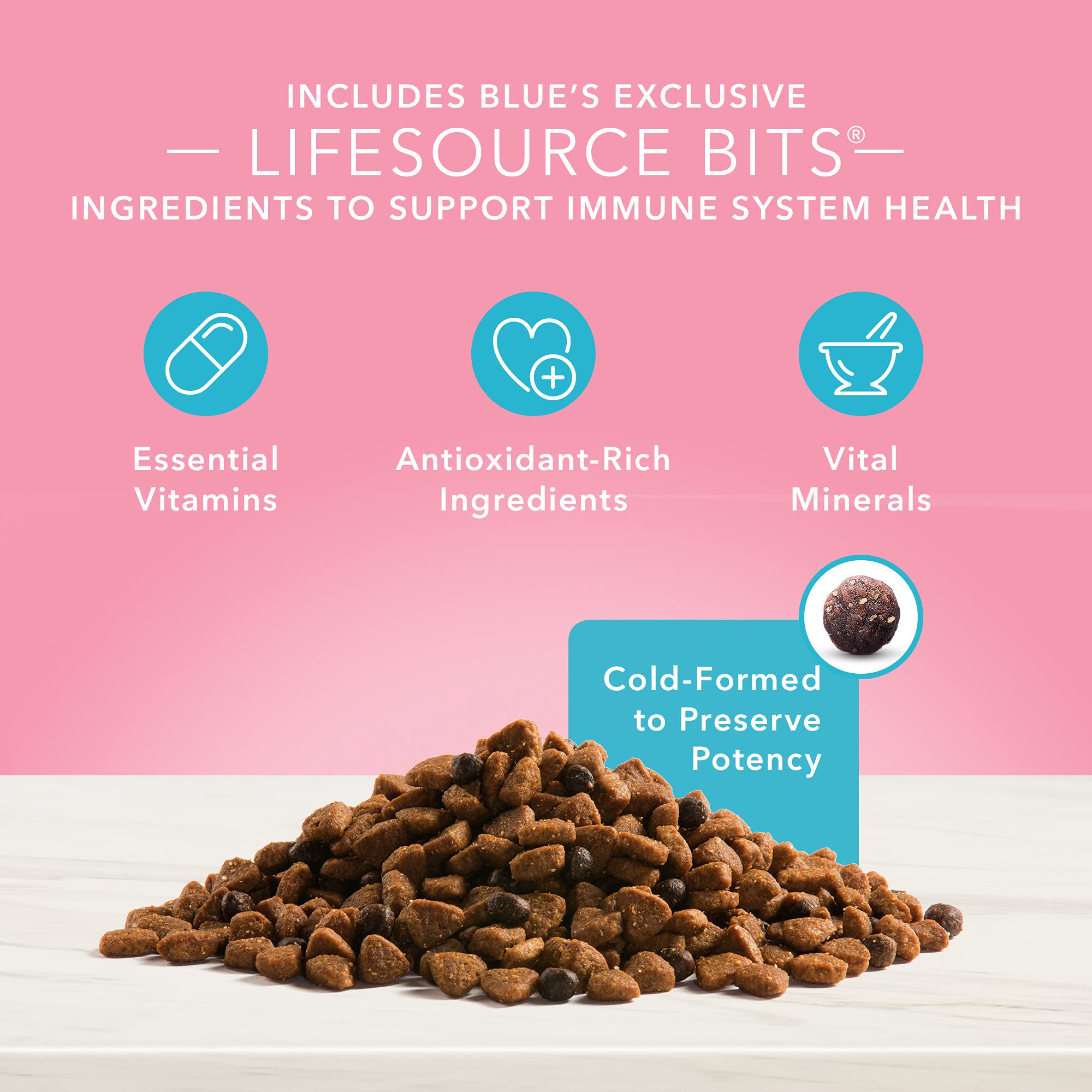 Blue Buffalo True Solutions Digestive Care Natural Dry Dog Food for Adult Dogs, Chicken, 4-lb. Bag