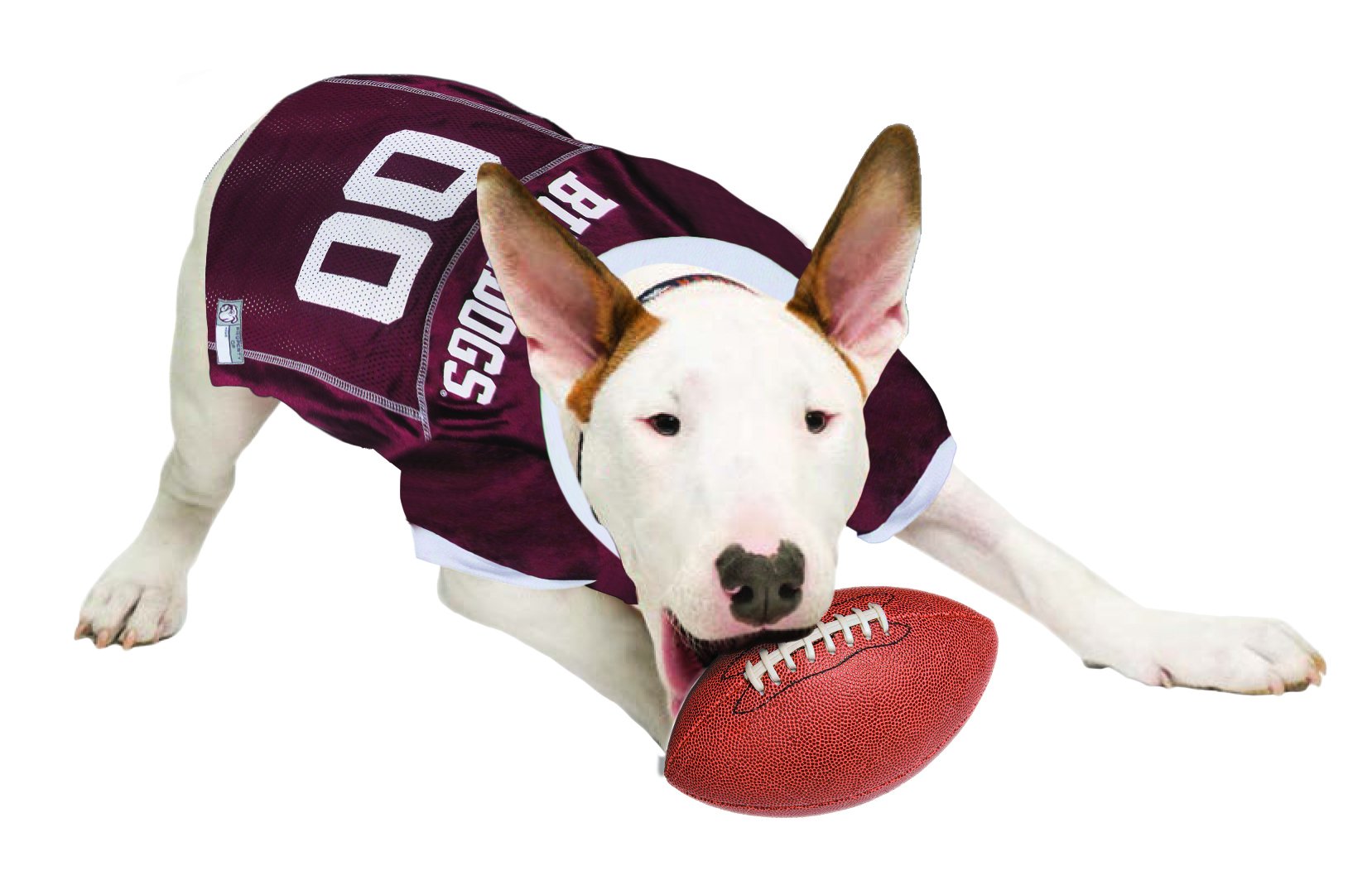 Pets First NCAA College Mississippi State Bulldogs Mesh Jersey for DOGS & CATS, XX-Large. Licensed Dog Jersey with your Favorite