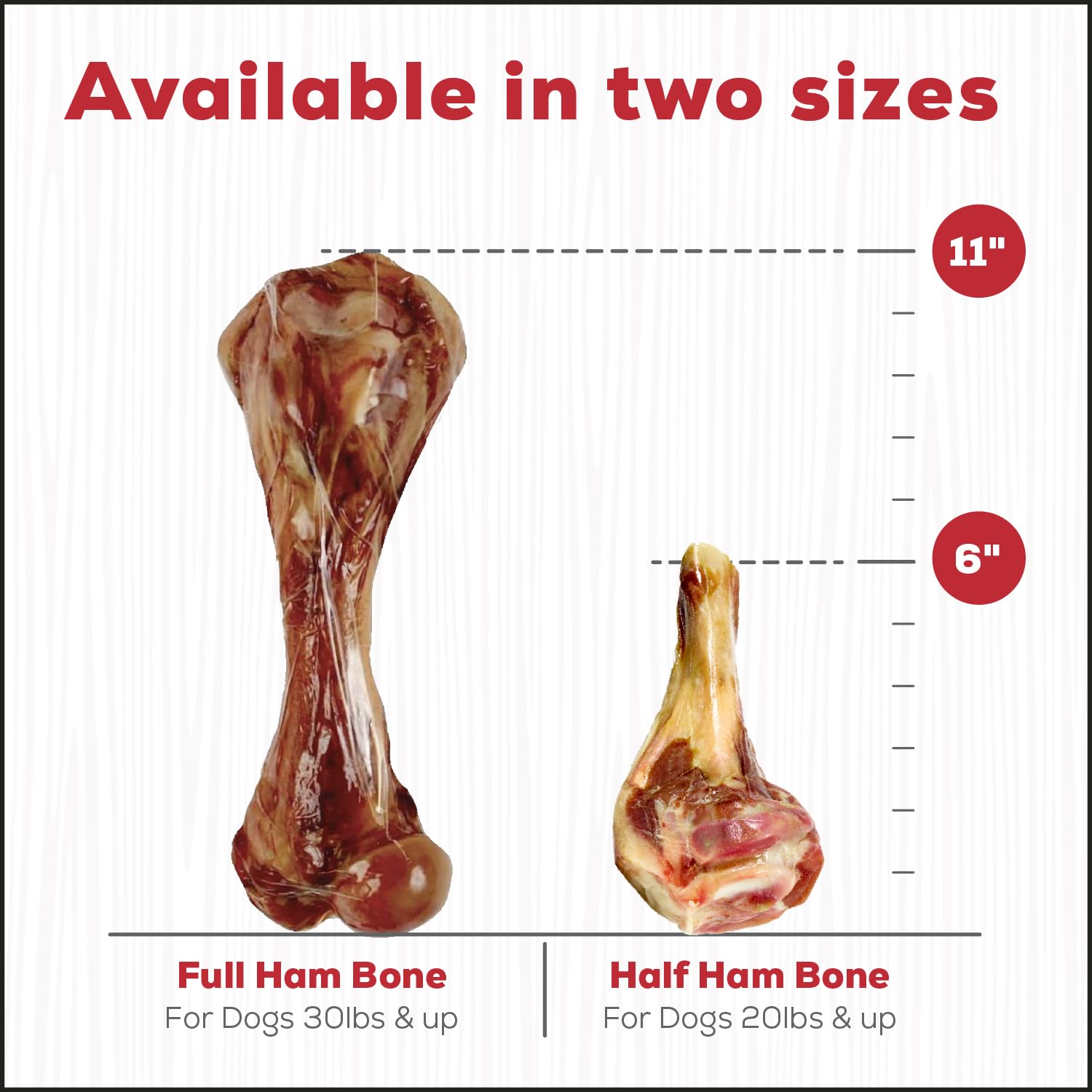 Country Kitchen Genuine Serrano Ham Bone, 100% Natural, Dry Aged, for Medium Sized Dogs, Pack of 1