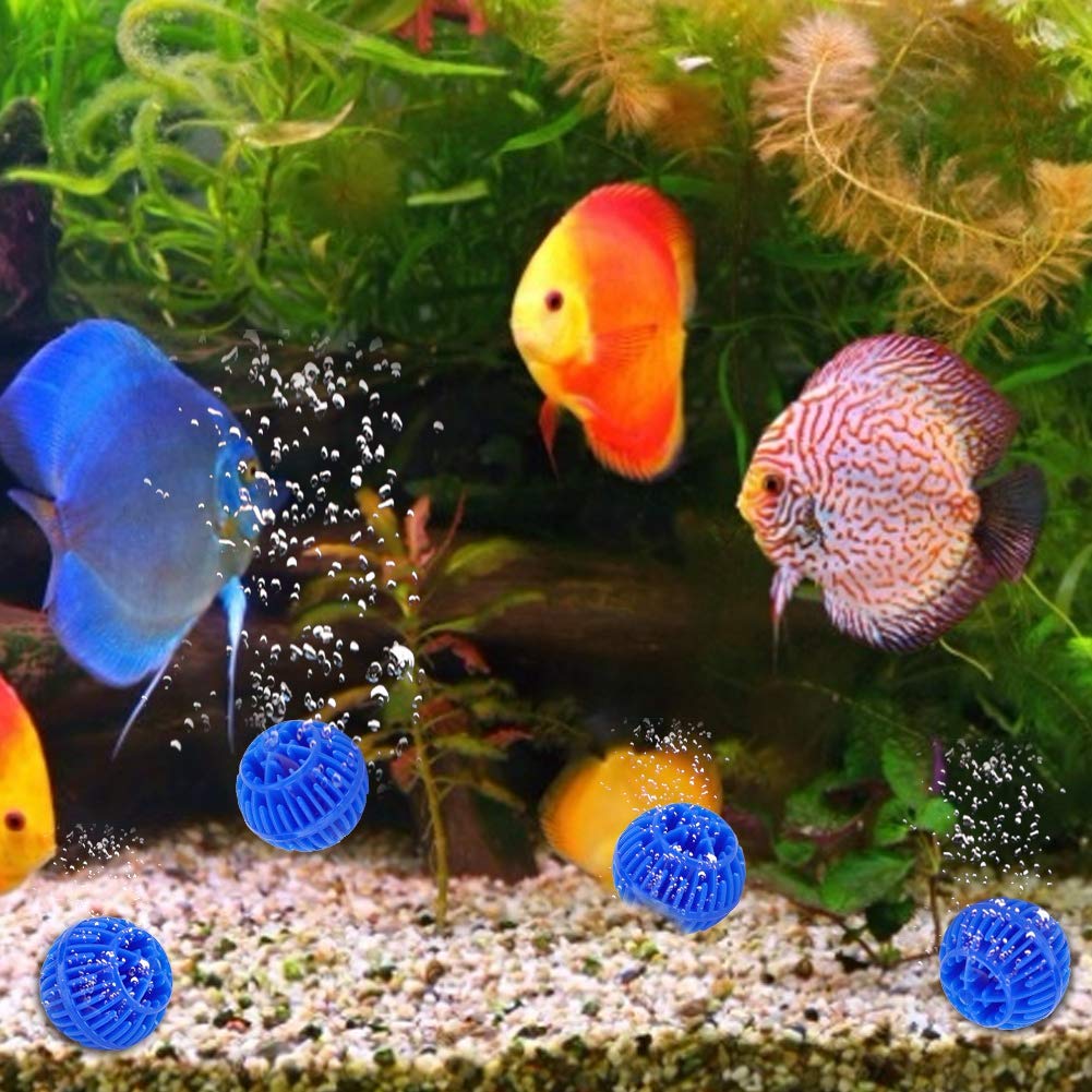 Tnfeeon Balls Filter Media, Aquarium Filter Ball 500Ml Reusable Freshwater Seawater For Aquarium And Pond Filter Media (Diameter