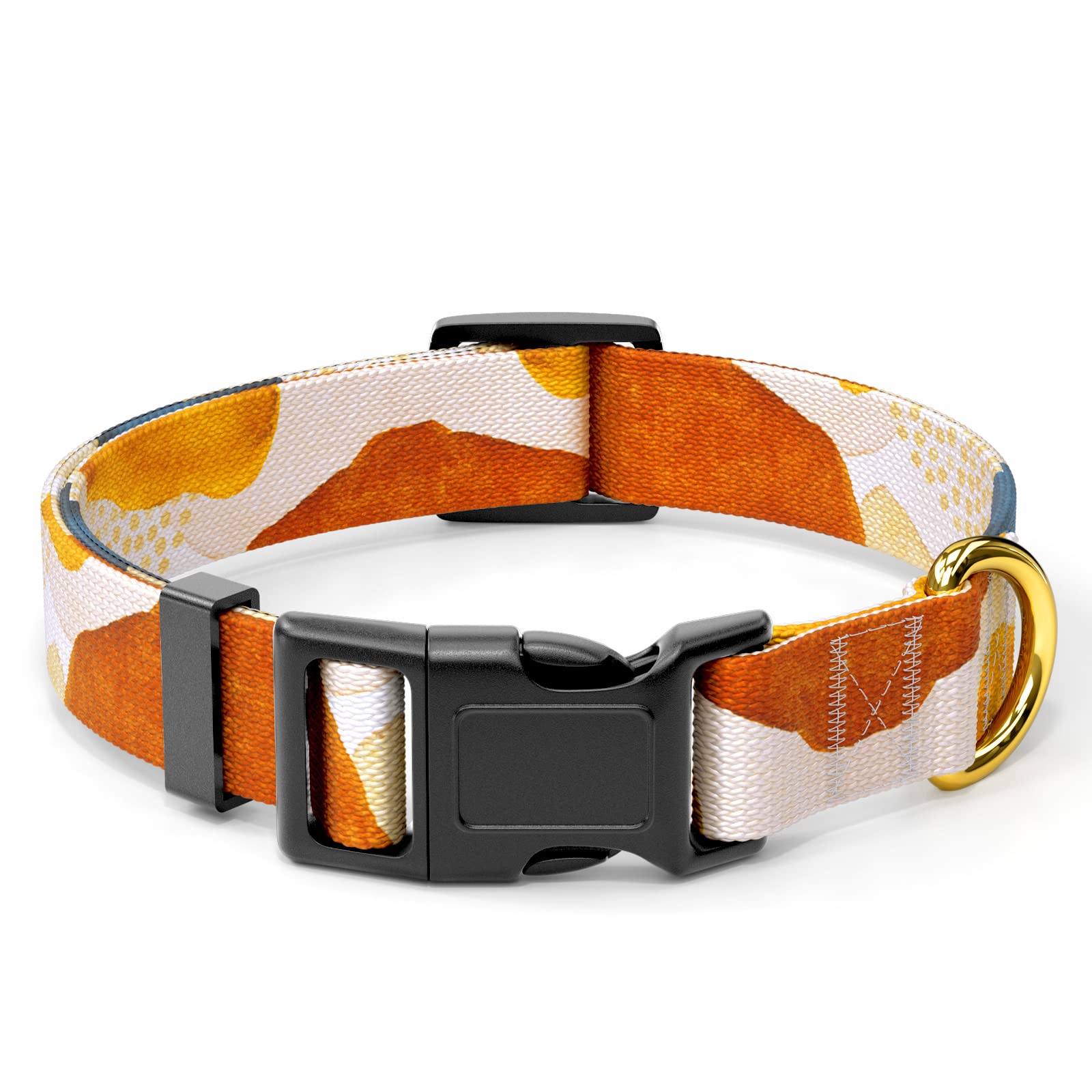 Rnivvi Dog Collar For Small Dogs, Cute Heavy Duty Adjustable Puppy Collar With Quick Release Buckle For Boy Girl & Female, Pet A