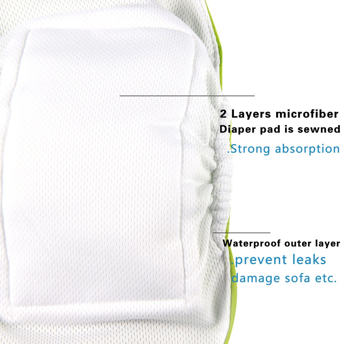 JoyDaog Reusable Belly Bands for Dogs,5 Pack Premium Washable Dog Diapers Male Puppy Nappies Wrap,S