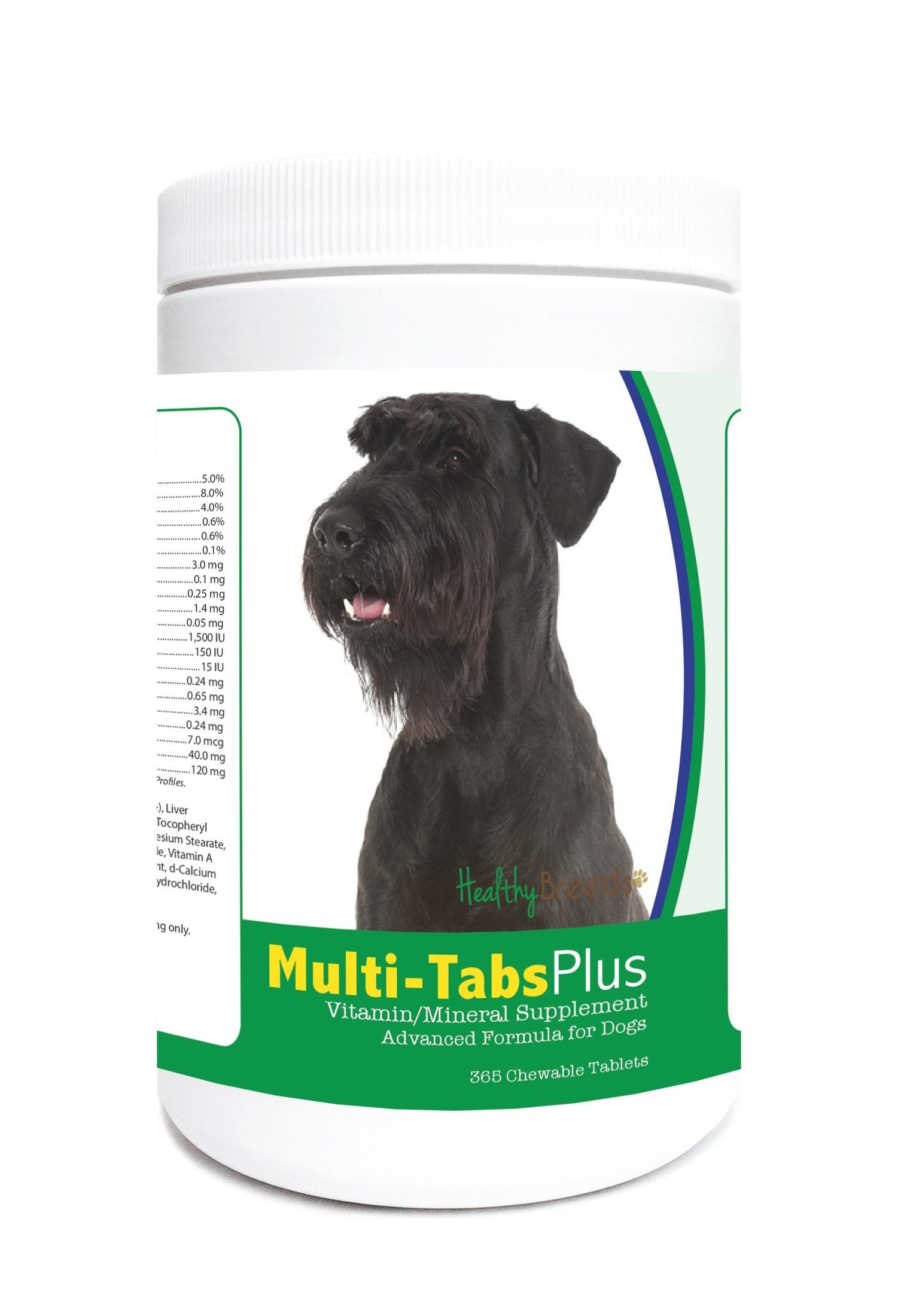 Healthy Breeds Giant Schnauzer Multi-Tabs Plus Chewable Tablets 365 Count