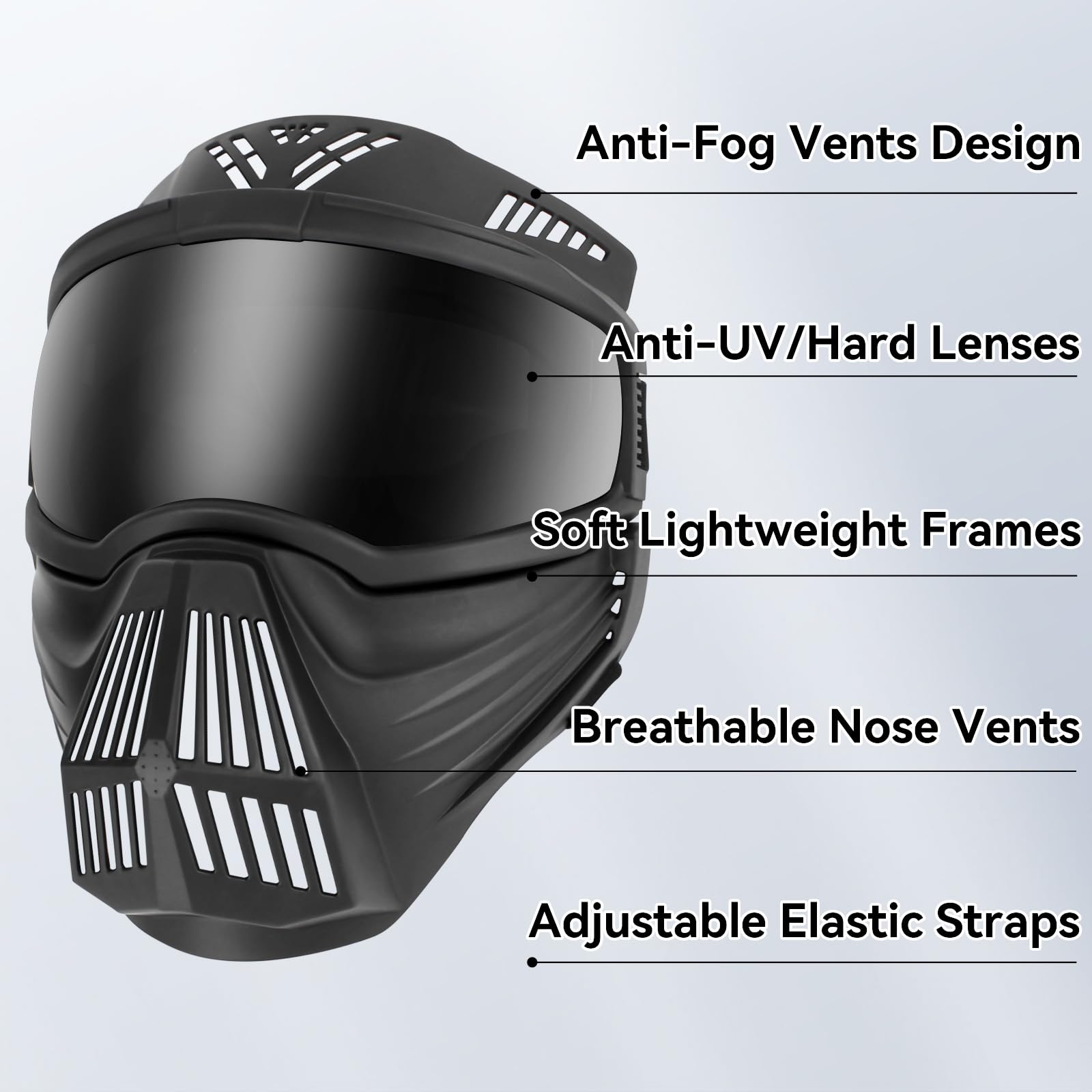 Enjoying Dog Goggles For Medium-Large Breeds, Full Face Protection, Anti-Uv Anti-Fog Pet Sunglasses For Outdoor Training, Walkin