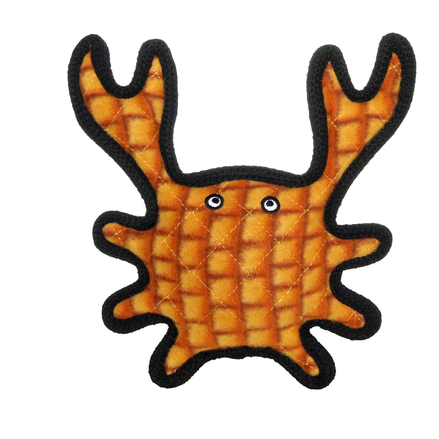 TUFFY - Original : Crab Dog Toy : : Ultra Durable Plush Toy with Multiple Layers & Reinforced Seams, Washable and Floats, Origin
