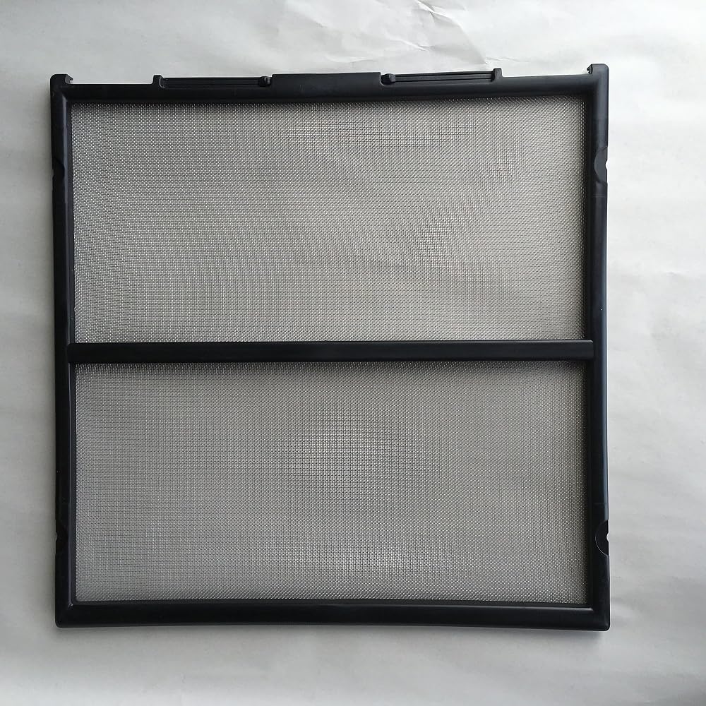 Exo Terra Terrarium   Screen   Cover, Reptile Terrarium Replacement Part, PT2615 Black, 11.2 x 11.5 (W x L)