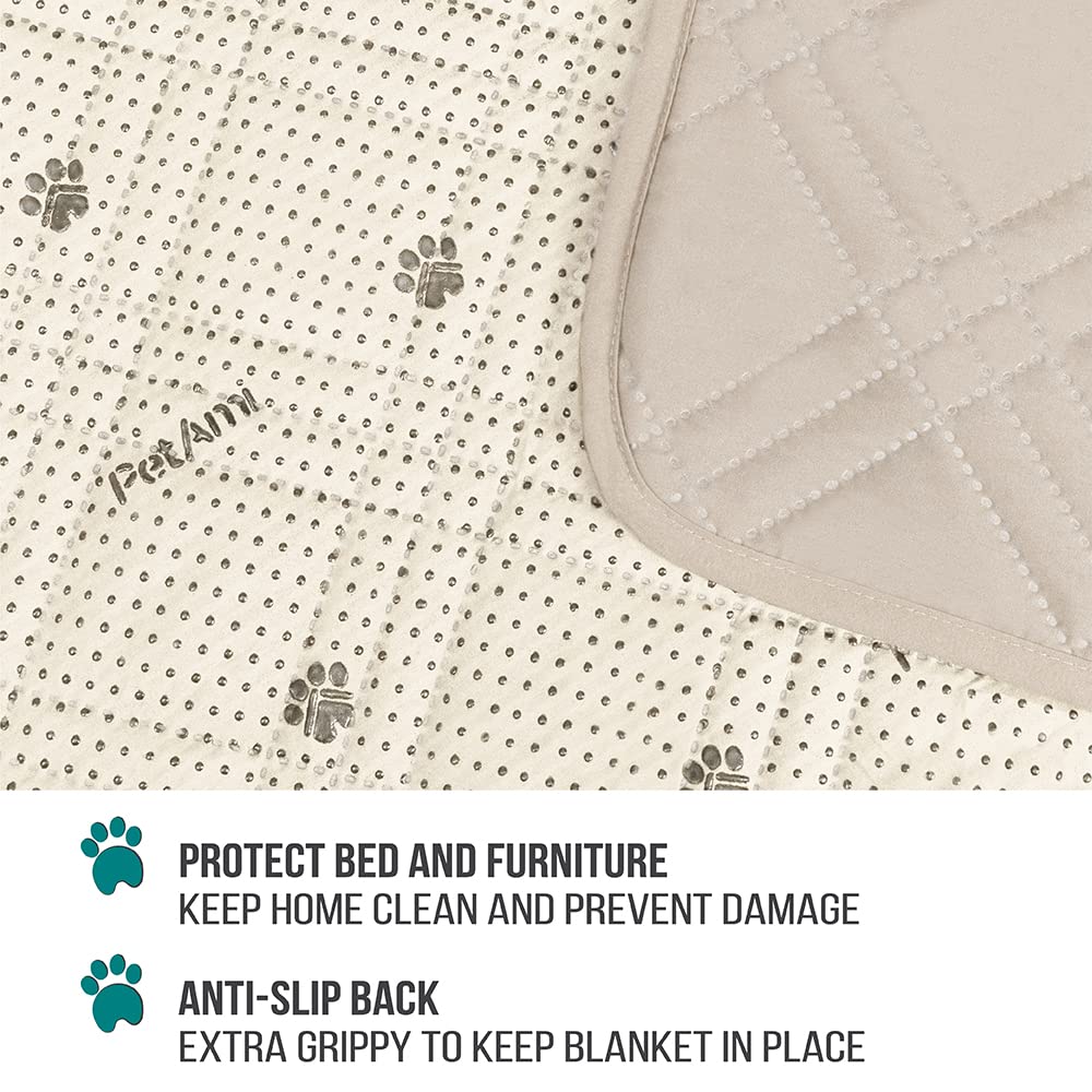 Petami Waterproof Dog Blanket Dog Bed Couch Cover Pet Blanket For Couch Sofa | Furniture Protector For Dogs Cat Reversible Pet P