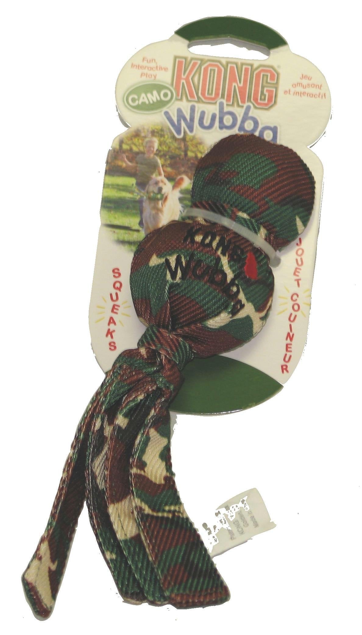 Kong Wubba Camo, Small, Assorted Colors