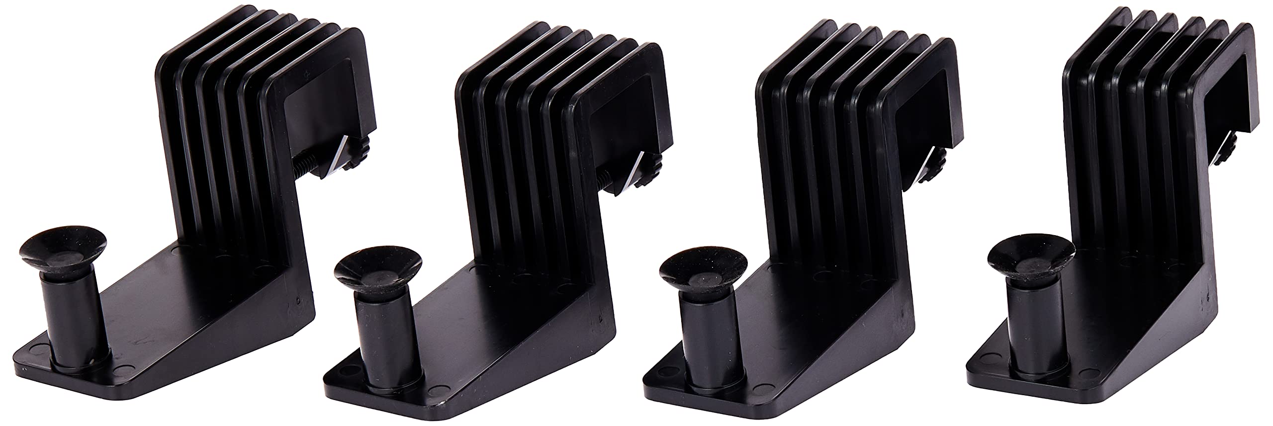 Penn-Plax Reptology Turtle Topper Extender Clips (4 Pieces) - Safely Mounts To Tanks Up To 19.5” Wide