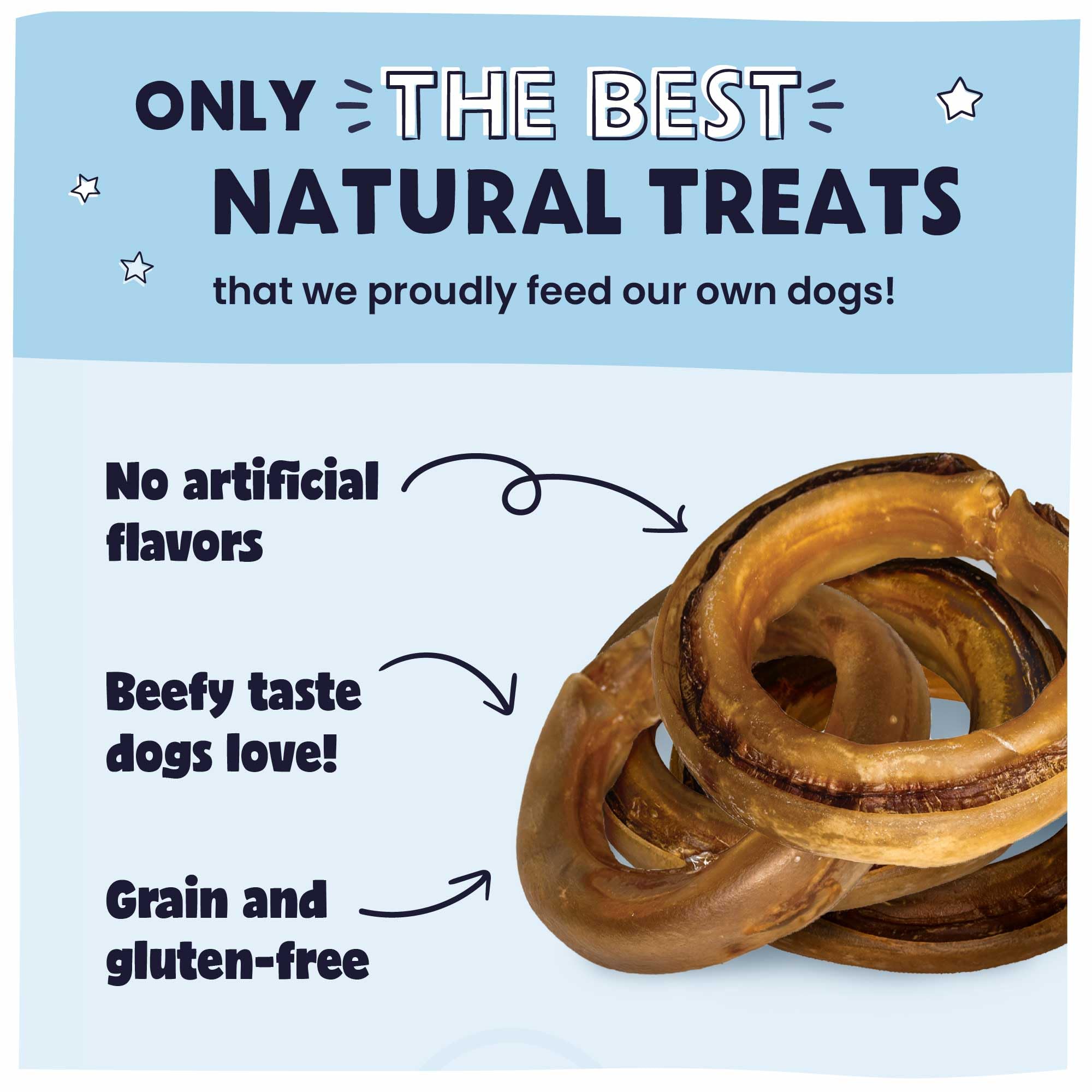 Pawstruck 2-in-1 Collagen Wrapped Jerky Natural Treats for Dogs - 5 Rings - Limited Ingredient Grain Free for Small, Medium, and