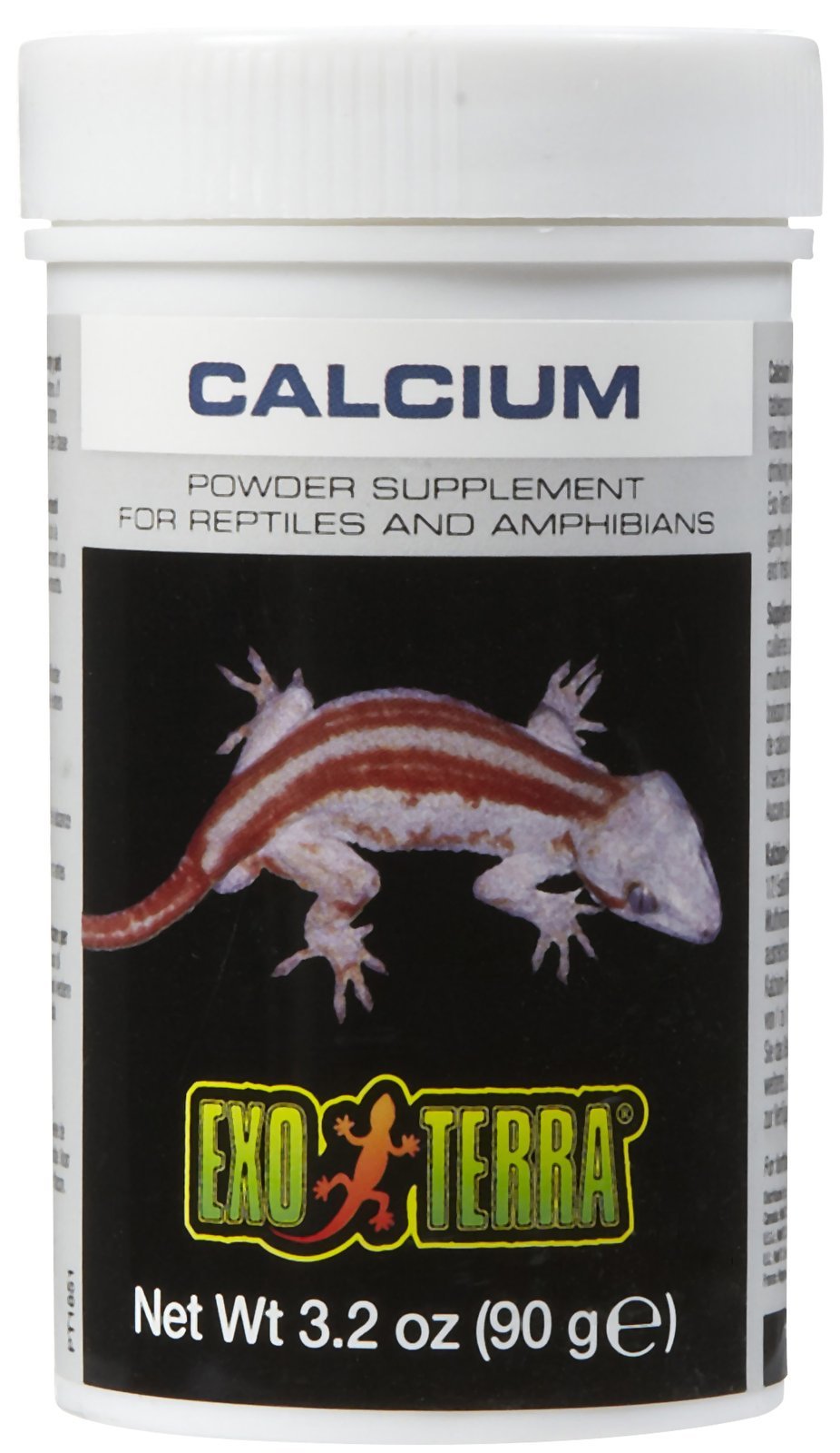 Exo Terra Calcium Powder: Ultra Fine, High Calcium Formula Supports Bone Health, Growth, And Metabolism. Perfect For Insects, Fruits & Veggies 3.2 Oz.