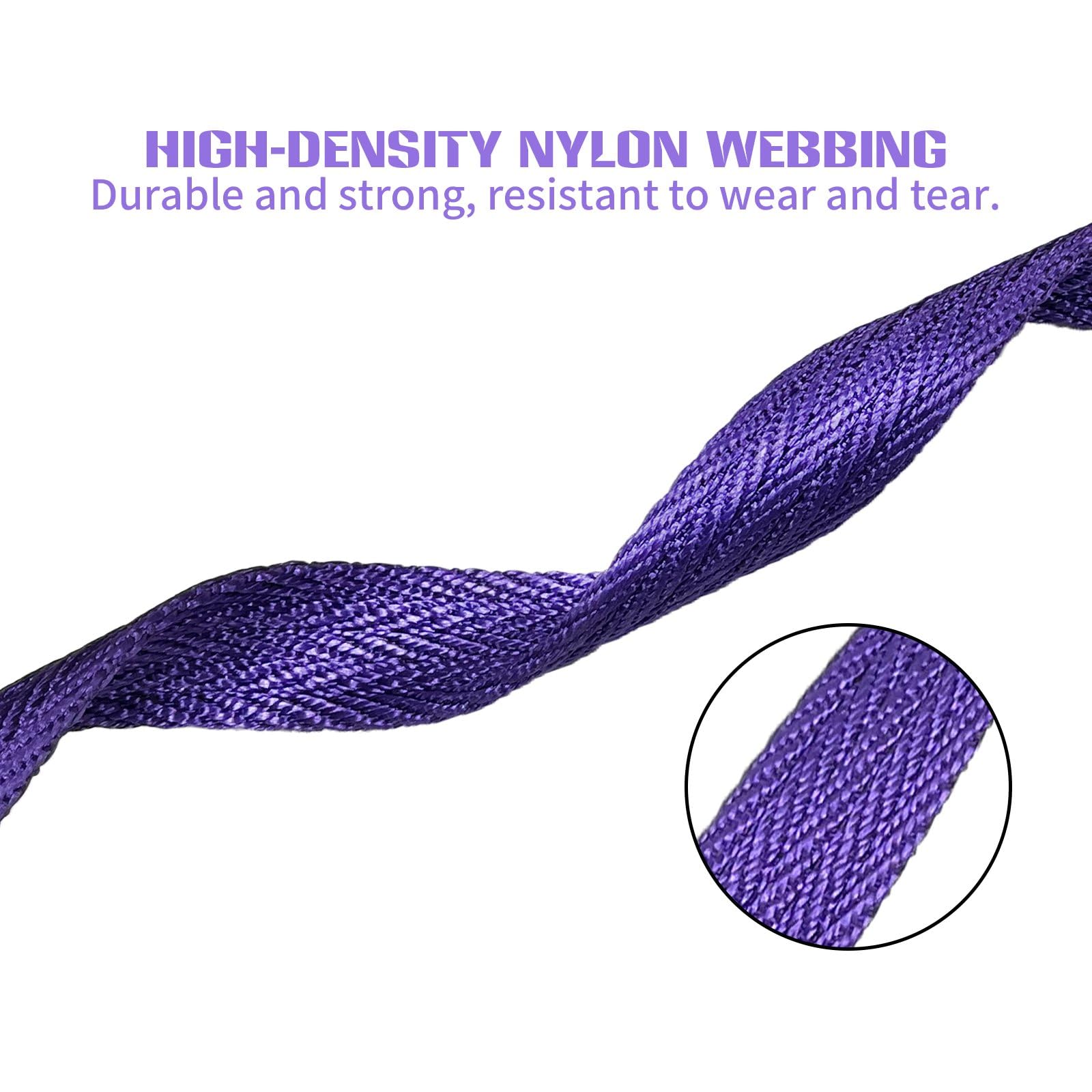 Paworld Dog Leash, 5 Ft Long Dog Lead, Dog Training Leash, Thickened Reflective Nylon Handle With D Ring For Small Medium Large