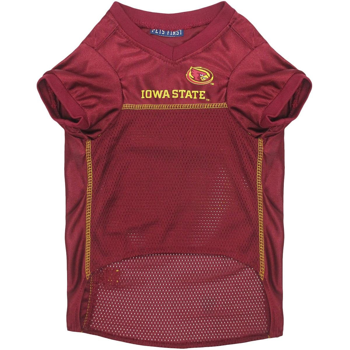 Pets First NCAA College Iowa State Cyclones Mesh Jersey for DOGS & CATS, X-Small. Licensed Dog Jersey with your Favorite Footbal
