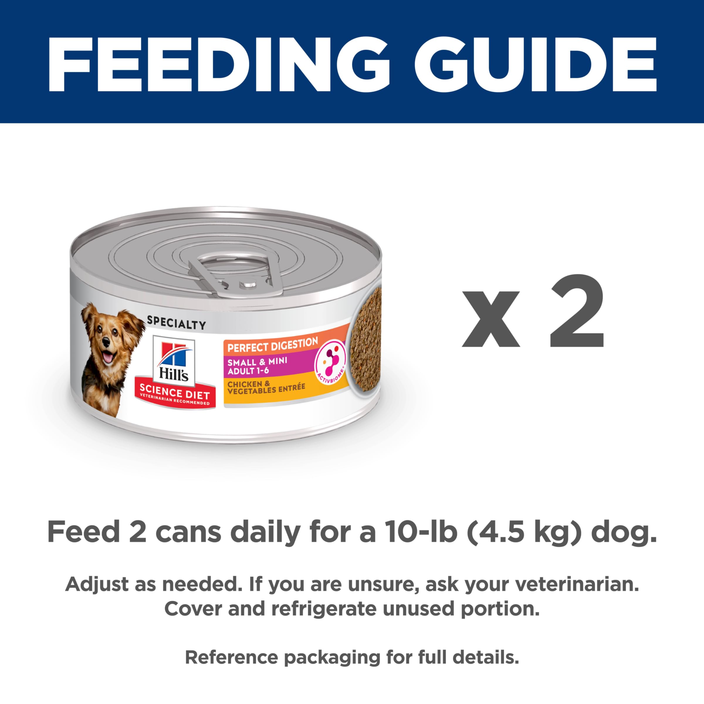Hills Science Diet Perfect Digestion, Adult 1-6, Small & Mini Breeds Digestive Support, Wet Dog Food, Chicken & Vegetables Loaf