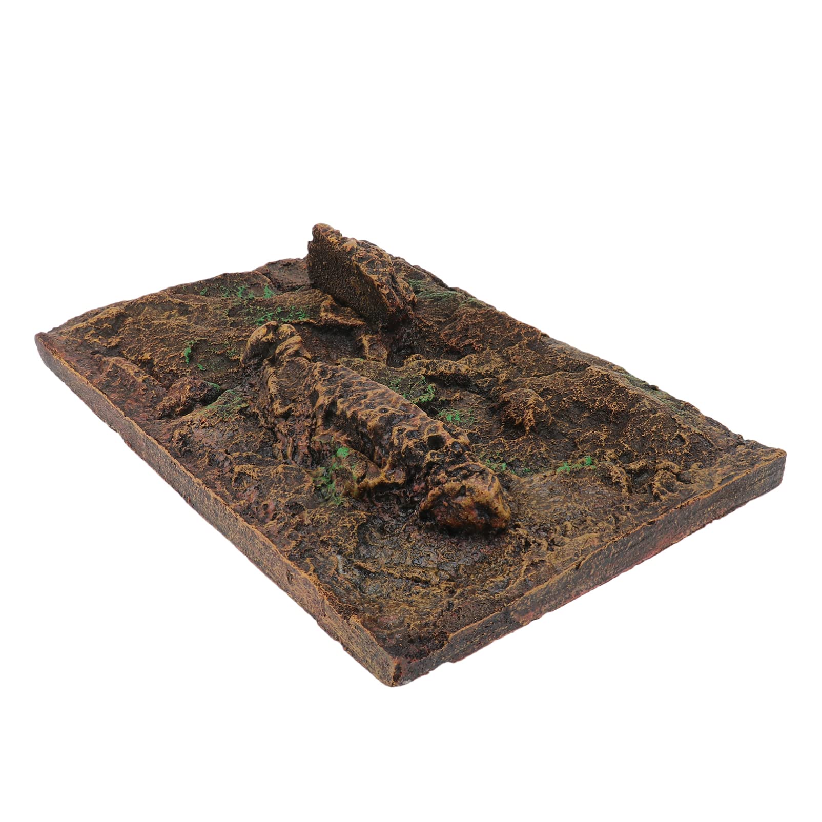 Hohopeti 1Pc Simulation Aquarium Background Board for Reptile Tank Decoration Emulation Board for Tortoise and Turtle Landscapin