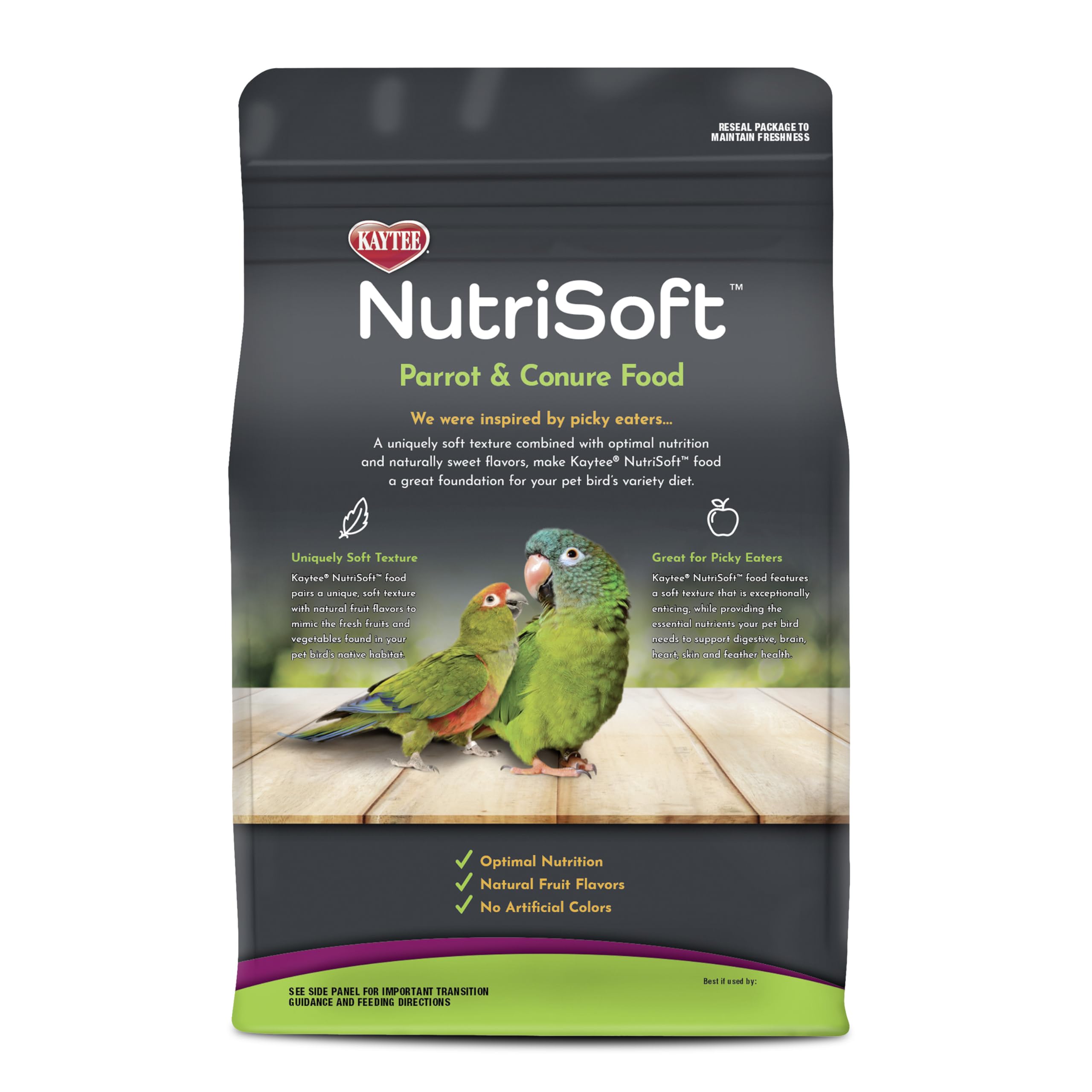 Kaytee NutriSoft Conure and Parrot Food - 3 lb