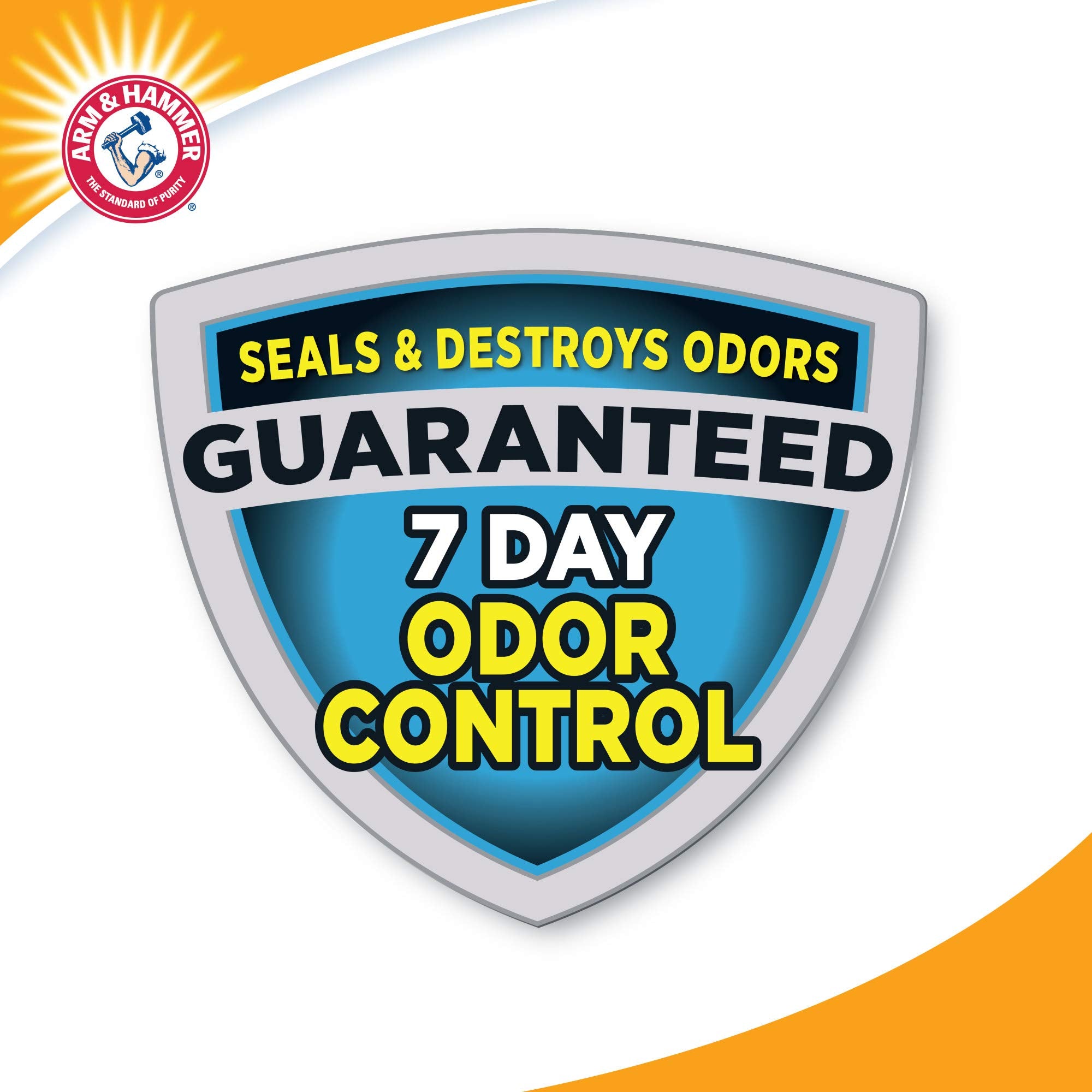 Arm & Hammer Clump & Seal MicroGuard Cat Litter, Clay, 28 lb, Model 718061