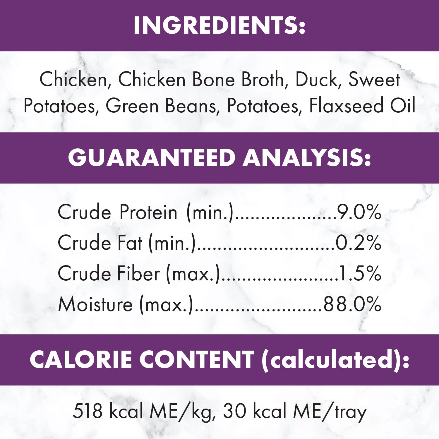 Nutro So Simple Wet Dog Meal Complement Chicken & Duck Recipe in Bone Broth, 2 oz Trays (10 Count, Pack of 1)