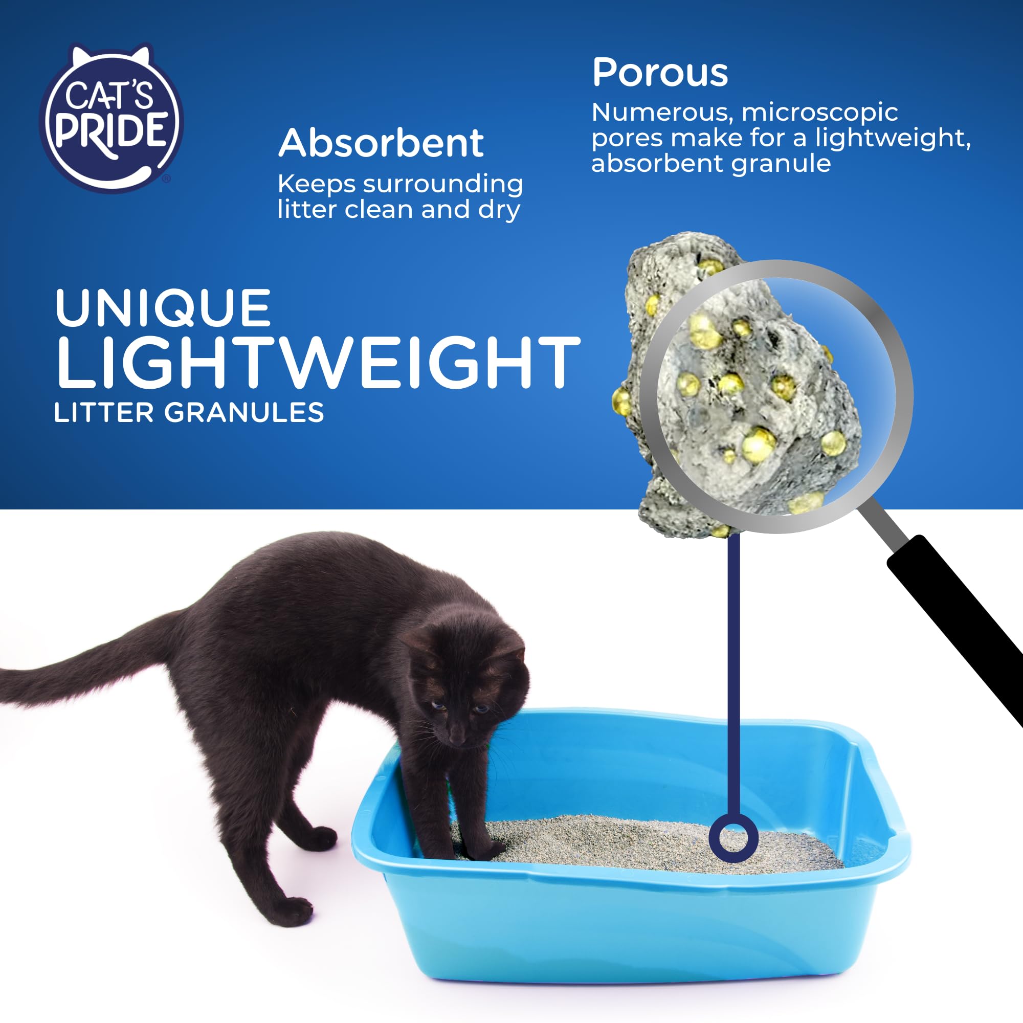 Cat'S Pride New Antibacterial Cat Litter: Destroys 99.9% Of Odor-Causing Bacteria - Powerful Odor Control - Premium Lightweight