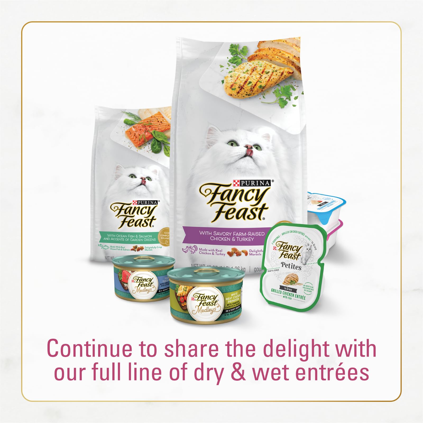 Fancy Feast Purina Filet Mignon Flavor with Real Seafood & Shrimp Dry Cat Food, 16 OZ (Pack of 3)