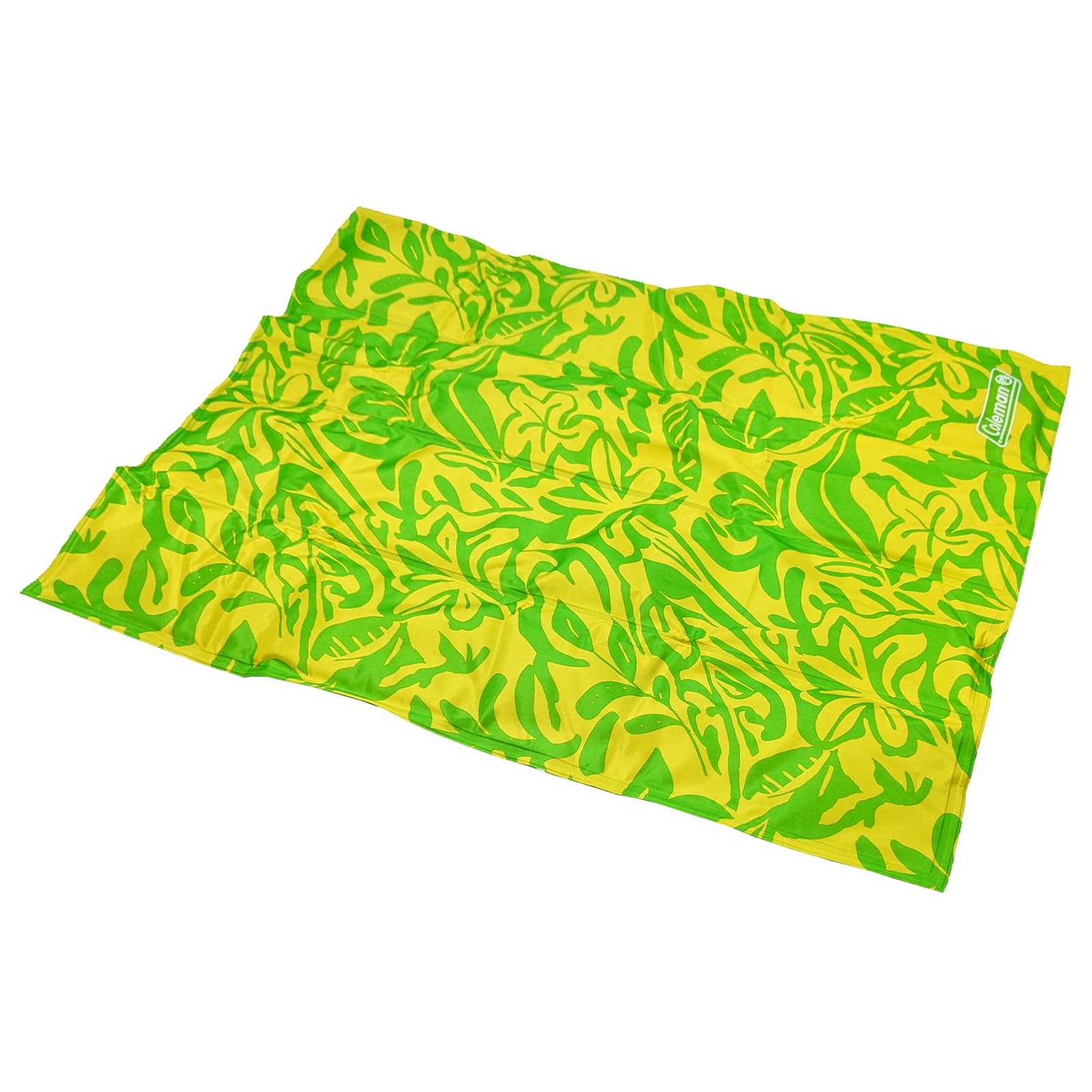 Coleman Small Green Botanical Pattern Reversible Cooling Mat - 18    x 24   