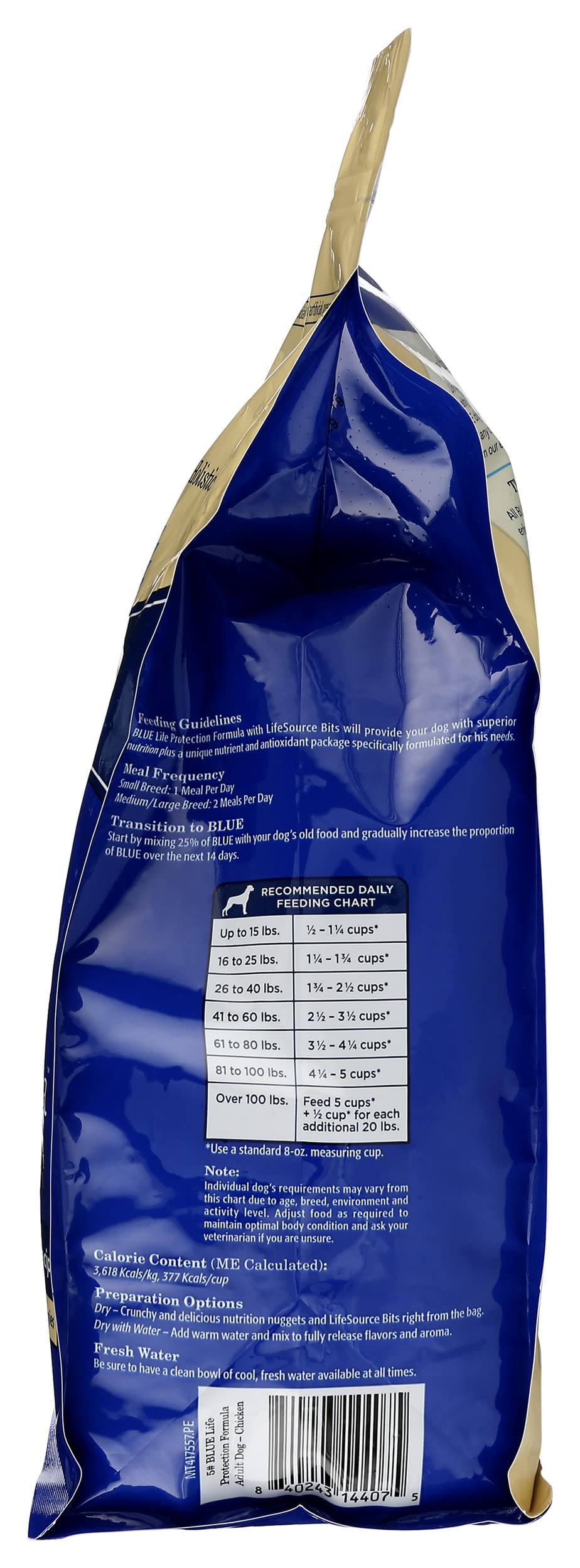 Blue Adult Dry Dog Food Life Protection Formula, Chicken & Brown Rice Recipe, Natural Ingredients, No Artificial Flavors or Pres