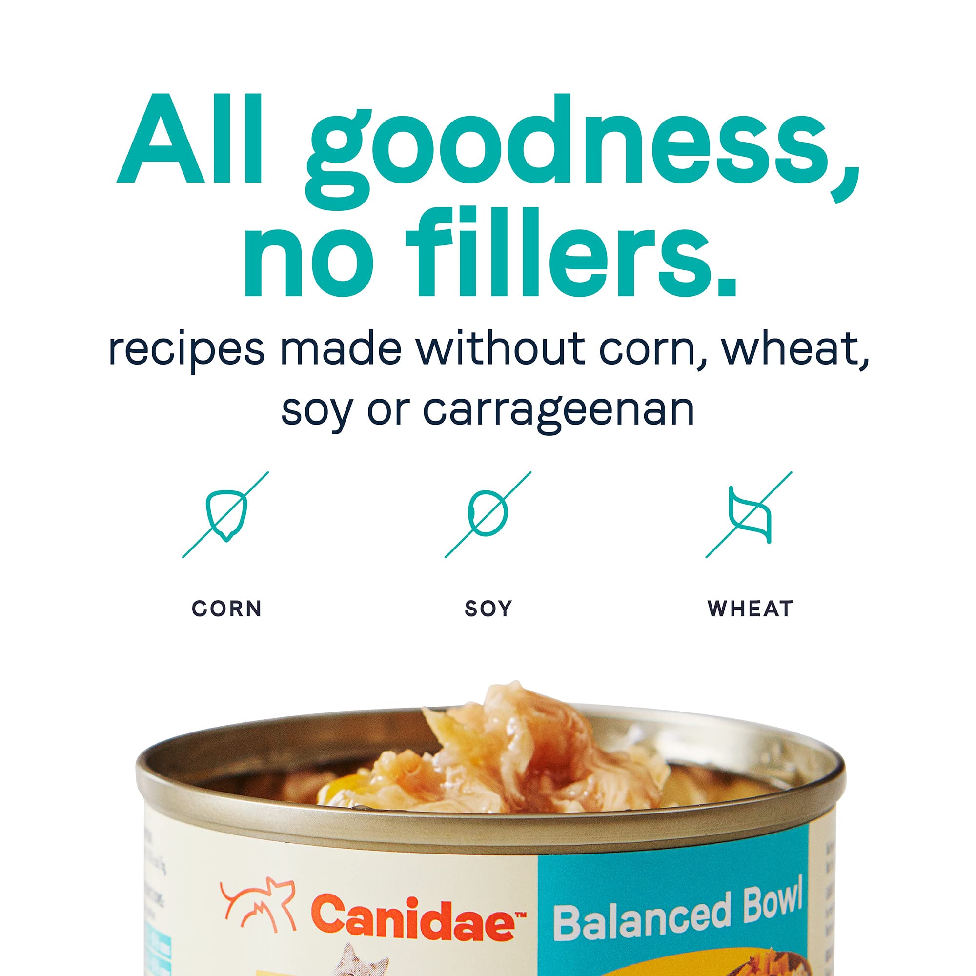 Canidae Balanced Bowl Wet Cat Food, Chicken & Pumpkin Recipe, 3 oz. (Case of 24)