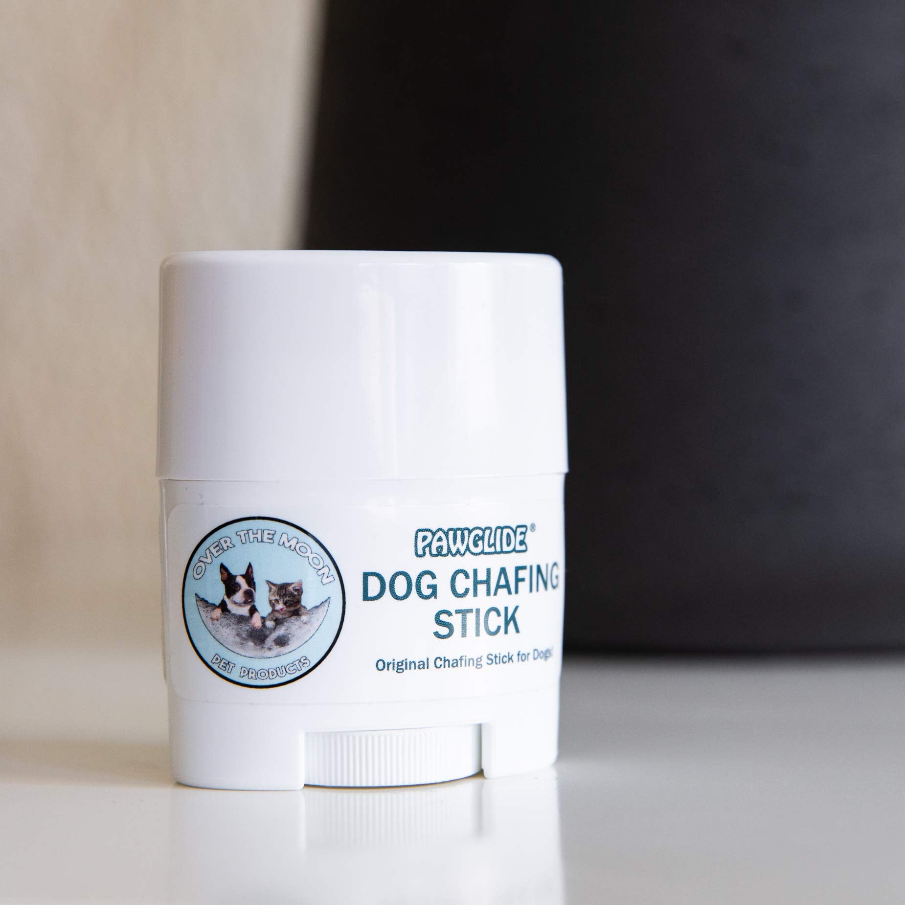 Pawglide By Over The Moon Pets, Dog Chafing Stick And Paw Protector, Made In Usa, All Natural And Organic 18G, Natural Dog Sunscreen, Paw Balm, Paw Protection Against Heat, Pavement, Sand, Dirt, Snow,