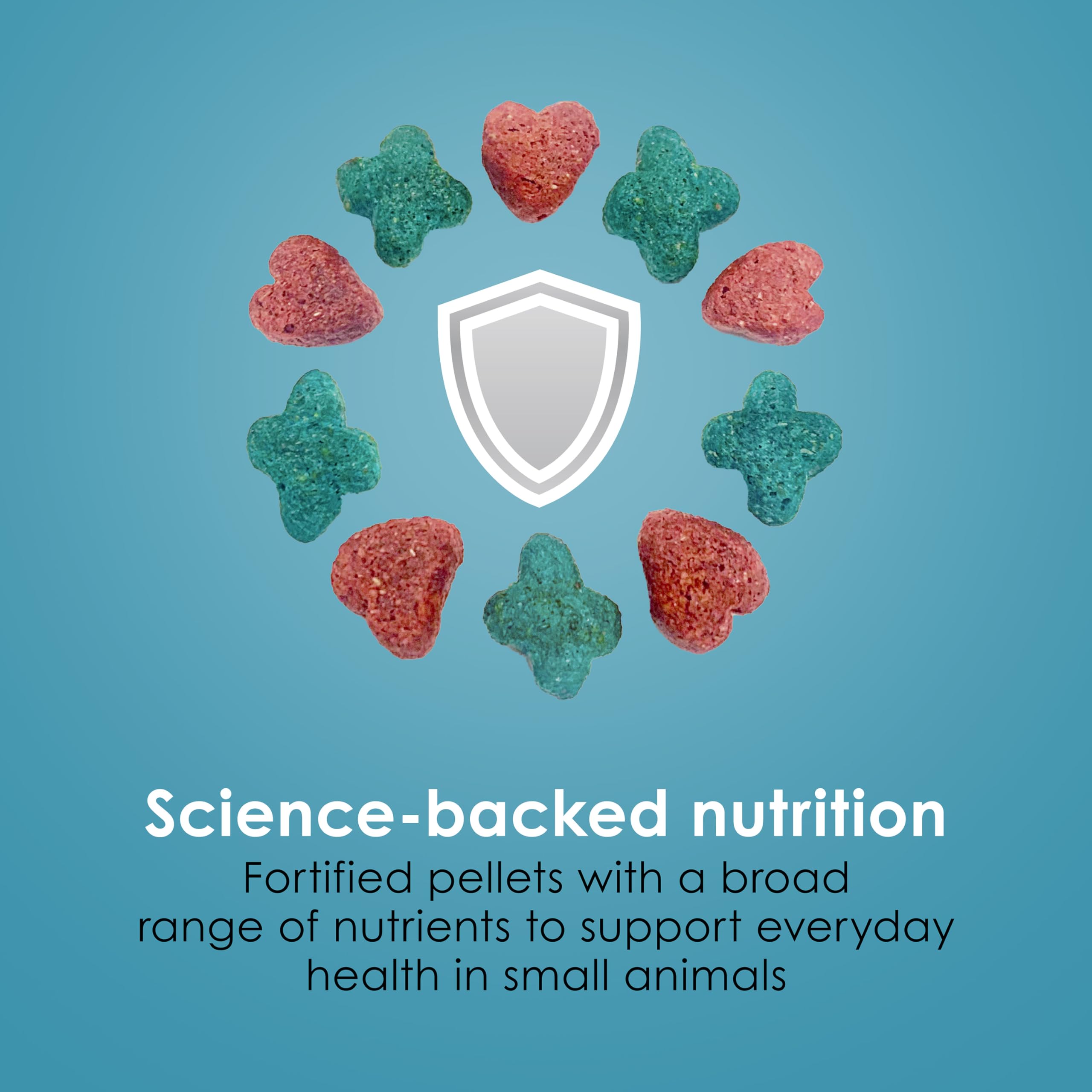 Kaytee Forti-Diet Pro Health Nourish+Protect Hamster and Gerbil Food, Comprehensive Nutrition Backed by Science, Digestive Healt
