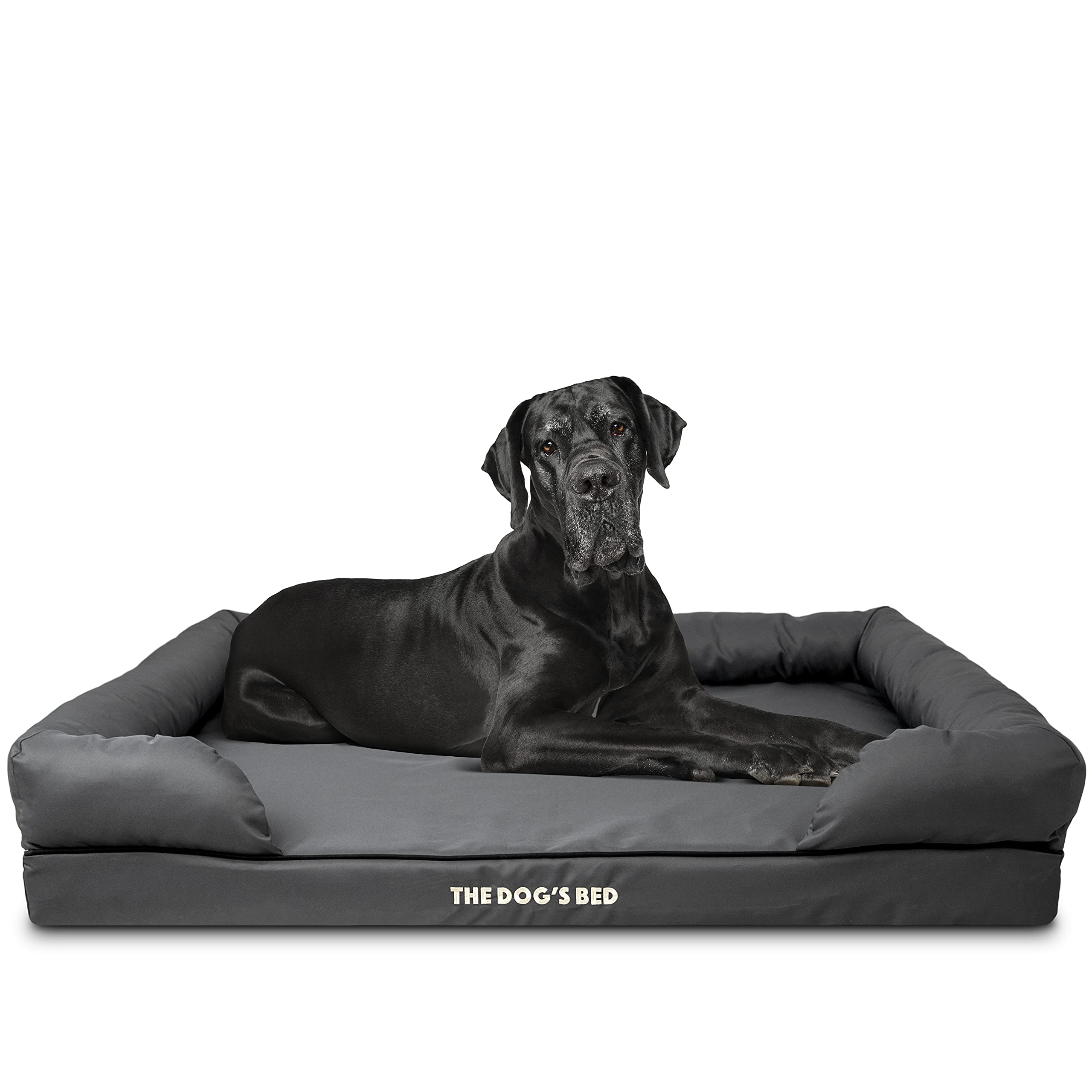 The Dogs Bed, Dog Bed XXL Grey 51.5x39, Memory Foam, Pain Relief: Arthritis, Hip & Elbow Dysplasia, Post Surgery, Lameness, Supp