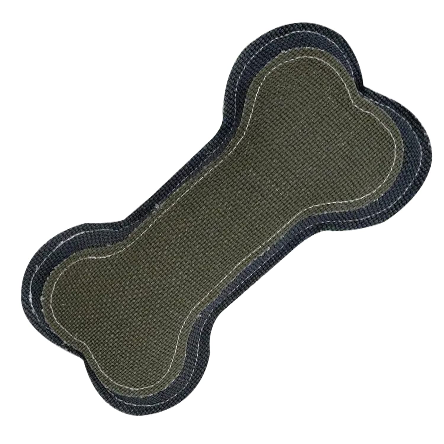 Cature Care By Nature Dog Canvas Toys Bone Shape Bite Cotton Thread Dog Toys,Puppy Teething Toy,Squeaky Dog Chew Toy For Small A