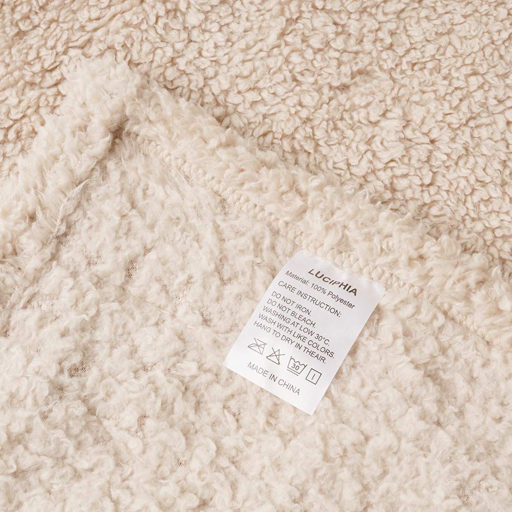 1 Pack 3 Calming Blankets Fluffy Premium Fleece Pet Blanket Soft Sherpa Throw For Dog Puppy Cat Beige Medium (30'' X20'')