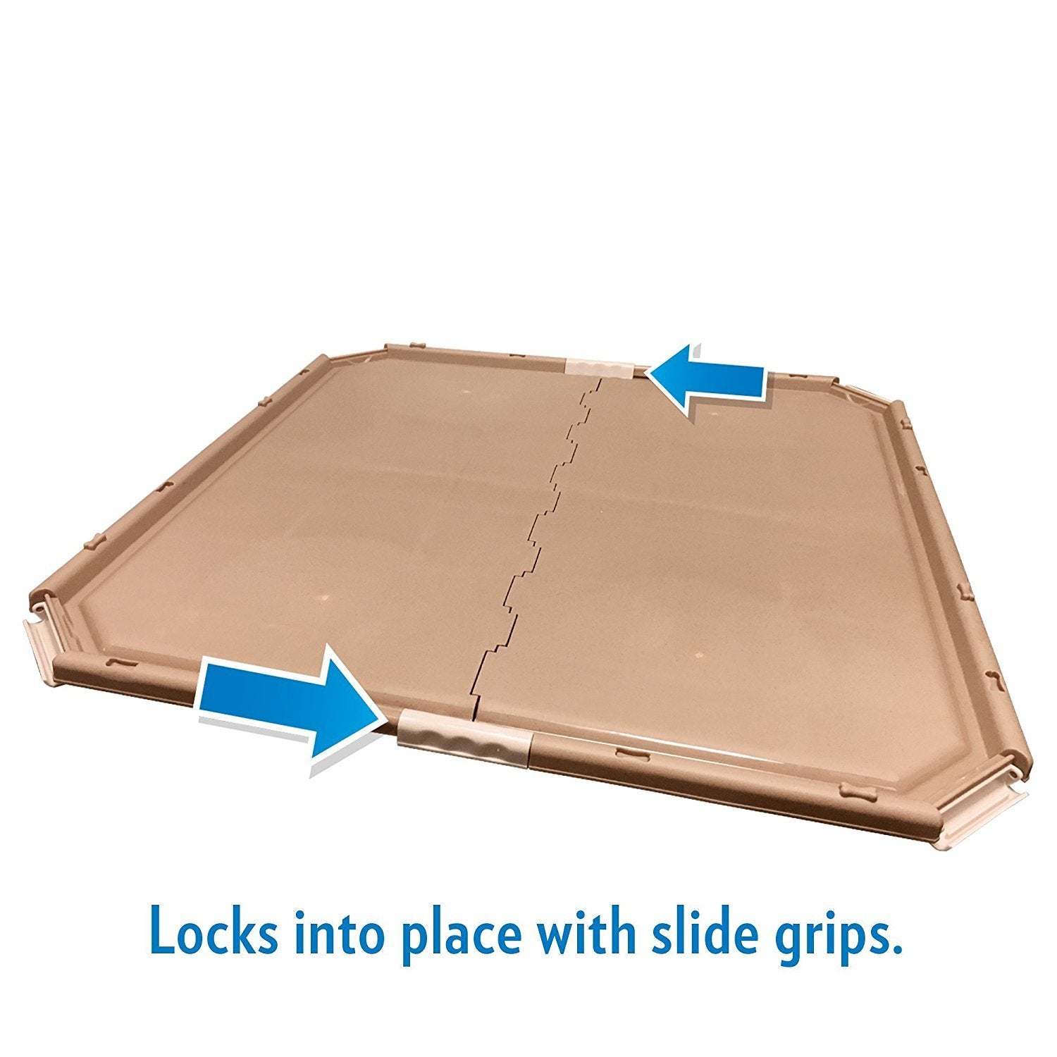 Simple Solution Portable Dog Pad Holder - Prevents Leakage & Bunching, Fits Pads 53 x 53cm or Larger, Beige, Model 91029-5p