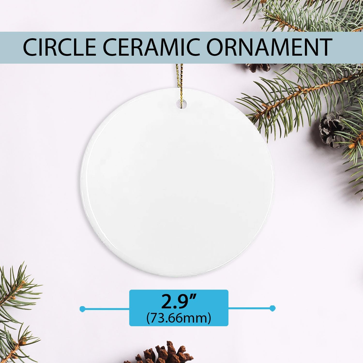 Personalized Dog Memorial Ceramic Ornament, Dog Paw Print Ornament, Pet Memorial Ornament, Custom Puppy'S First Christmas Ornament With With Name & Year, Dog'S 1St Xmas Ornaments, Dog Lover Ornaments