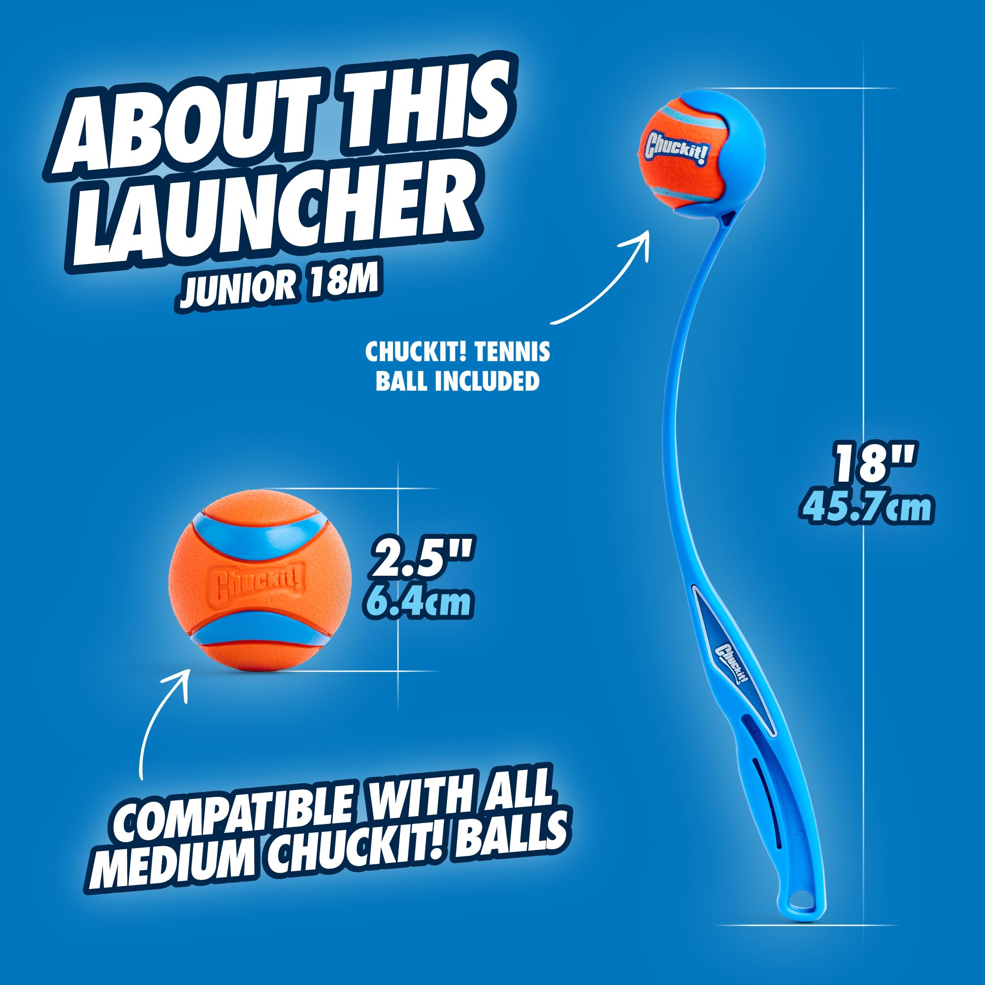 BALL LAUNCHER CHUCKIT JR (Pack of 1)