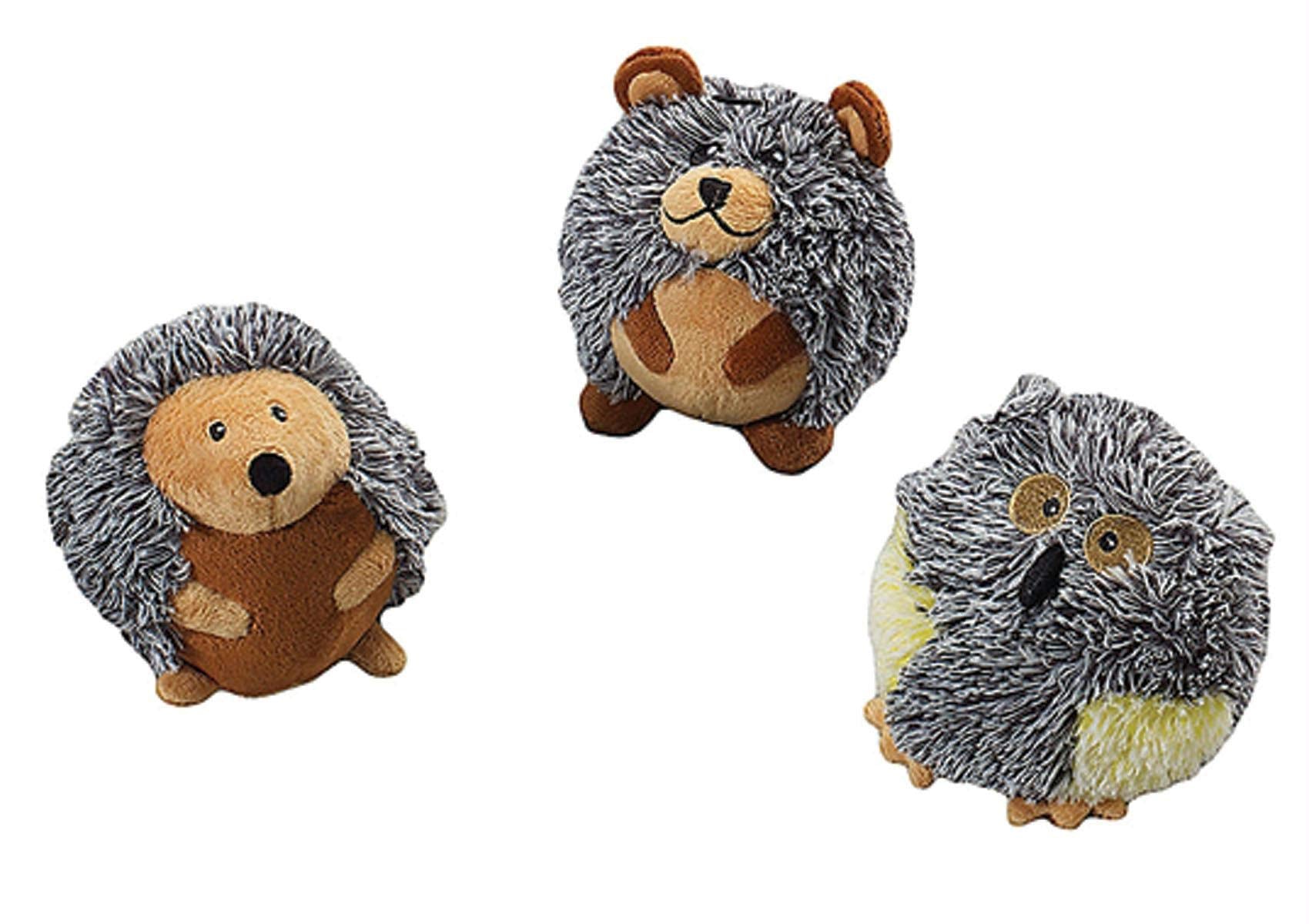 Spot Butterballs Forest Animals Dog Toy-Soft, Stuffed, Squeaky, Plush Fabric Toy For Mini And Small Dogs And Puppies, Enrichment For Light Chewers And Cuddlers, 4In, Assorted Styles, 1 Piece