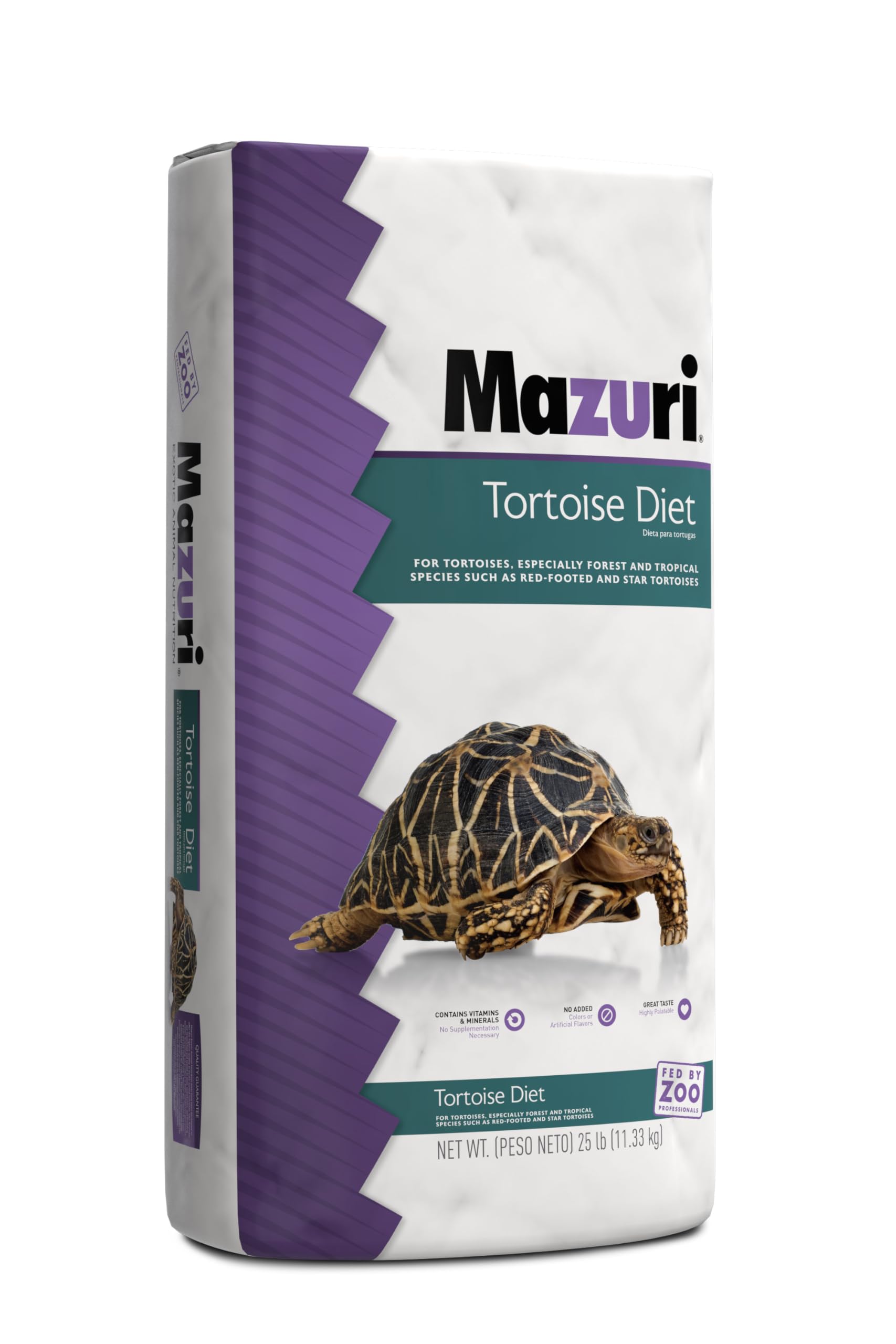Mazuri | Tortoise Diet | 25 Pound (25 lb.) Bag
