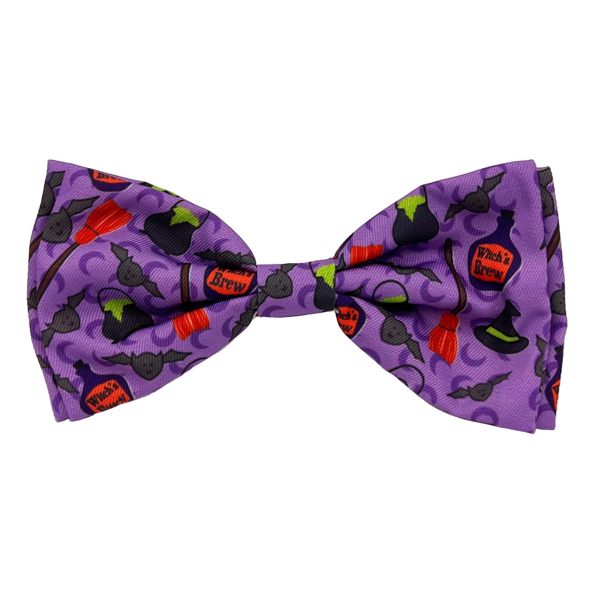 Huxley & Kent Bow Tie For Pets | Witch'S Brew (Small) | Halloween Bow Tie Collar Attachment | Fun Bow Ties For Dogs & Cats | Cute, Comfortable, And Durable | H&K Bow Tie