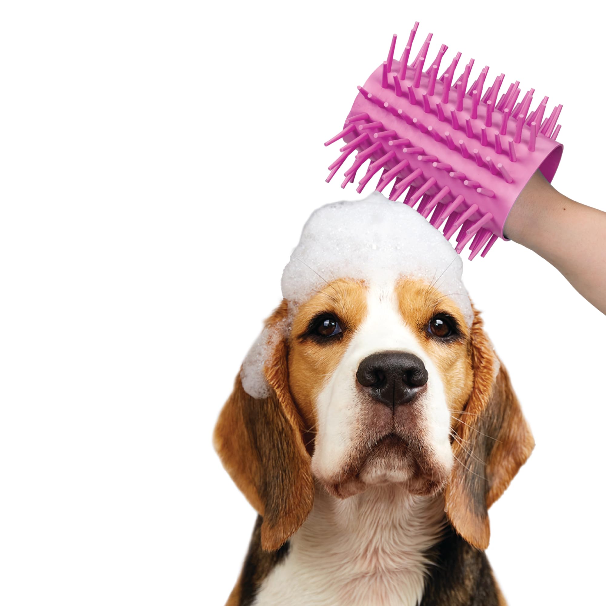 Nice Paws - Dog Paw Cleaner - Pink - Medium - 1 Count - Portable Dog Paw Washer With Microfiber Towel, For Muddy Paws, Medium Do
