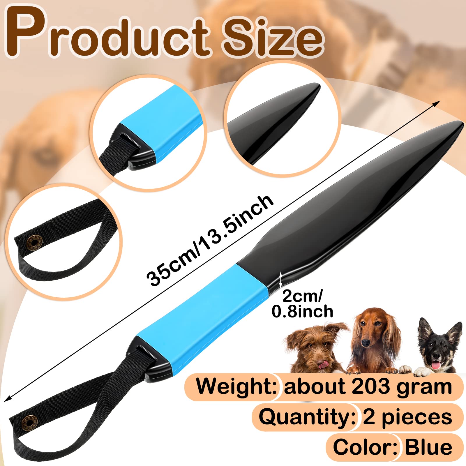 Bbto 2 Pcs Dog Break Stick Bite Sticks Doggy Fight Stopper Chew Sticks Pet Mouth Training Stick Toys For German Shepherd Strong