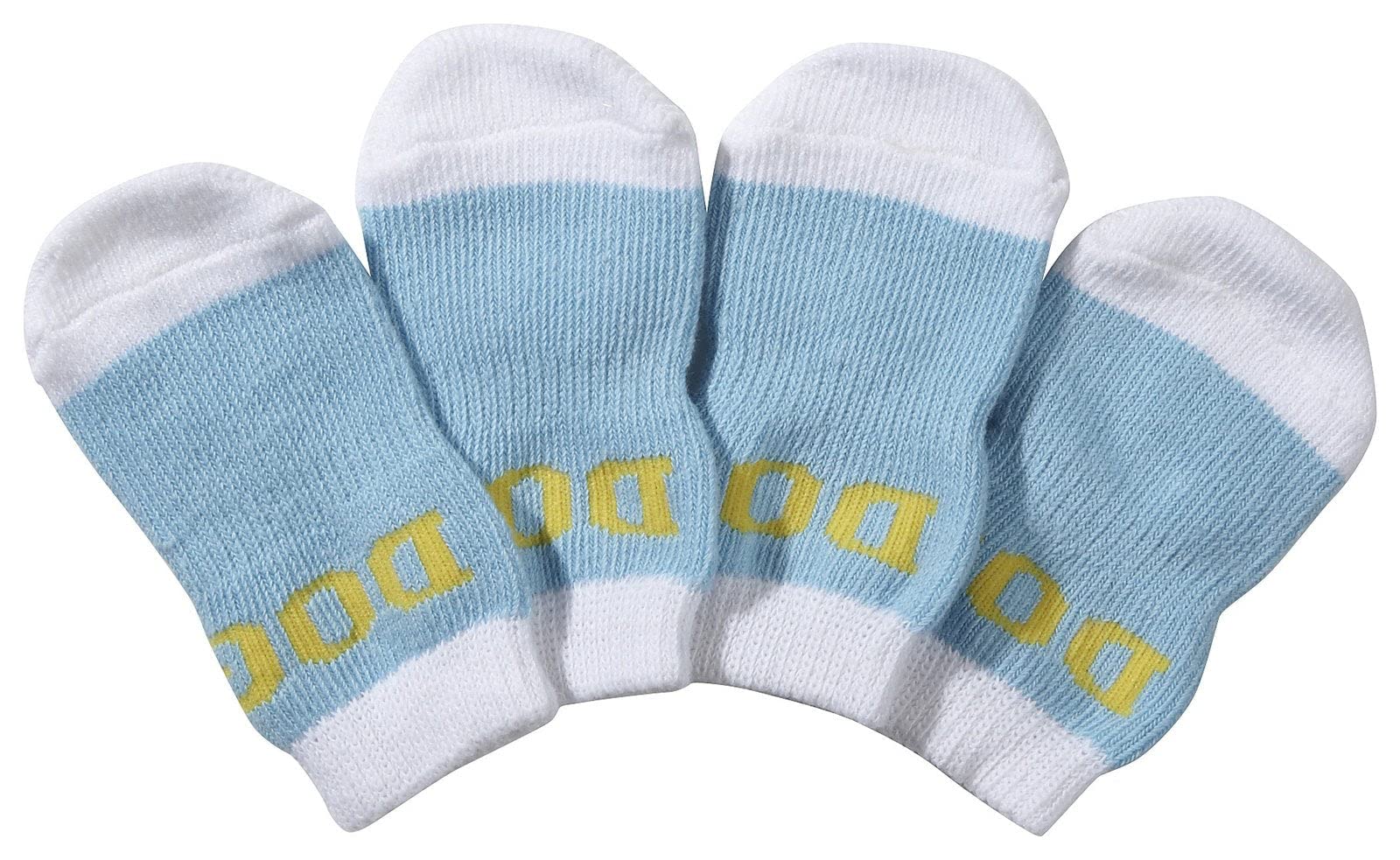 Pet Life Anti-Slippage Dog Socks - Pet Socks with Rubberized Micro Grips for Premium Traction - Set of 4 Socks for Dogs