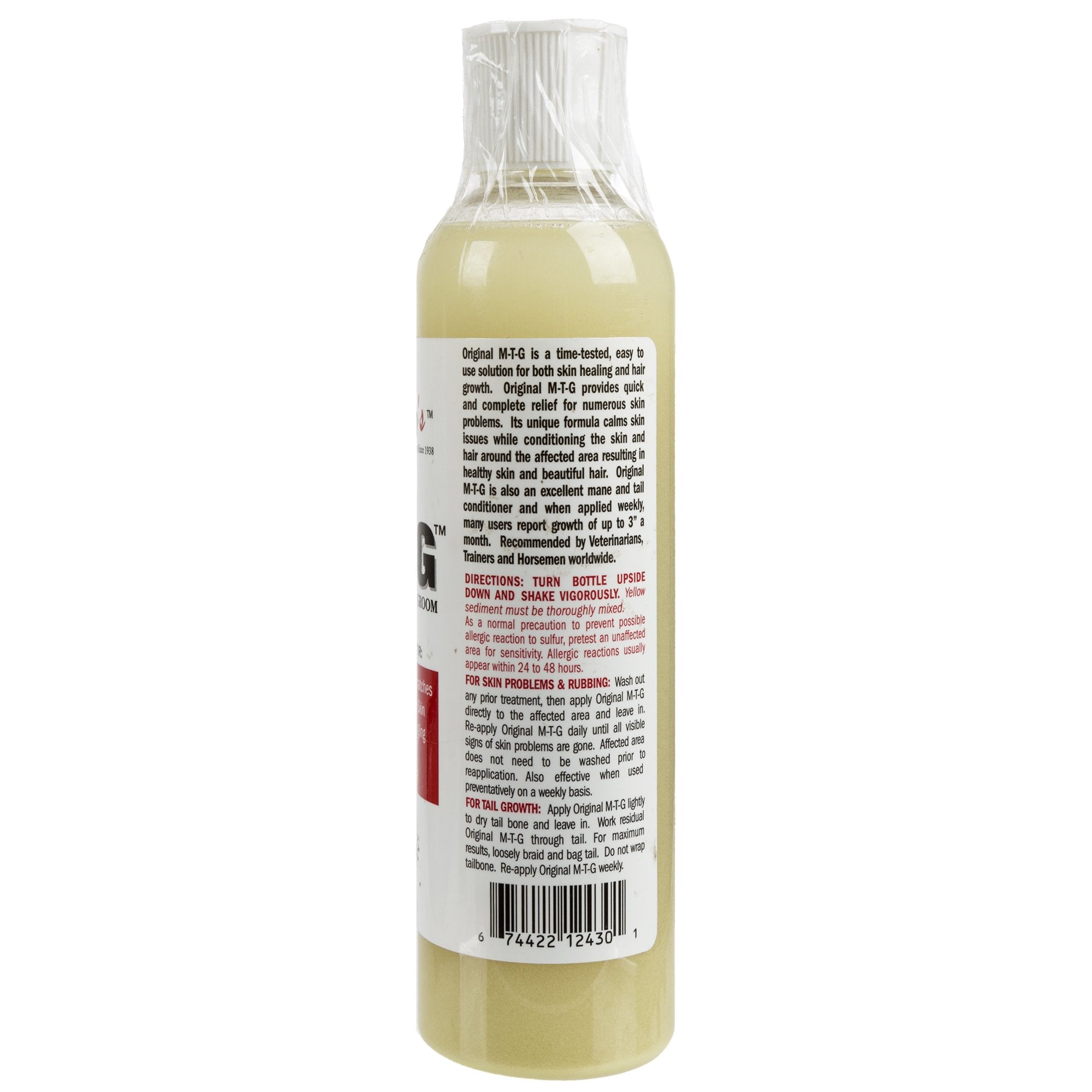 Shapley's Original M-T-G Mane Tail & Groom for Horses, 8 oz - Multi-colored, Neoprene, Model MTG8OXDS