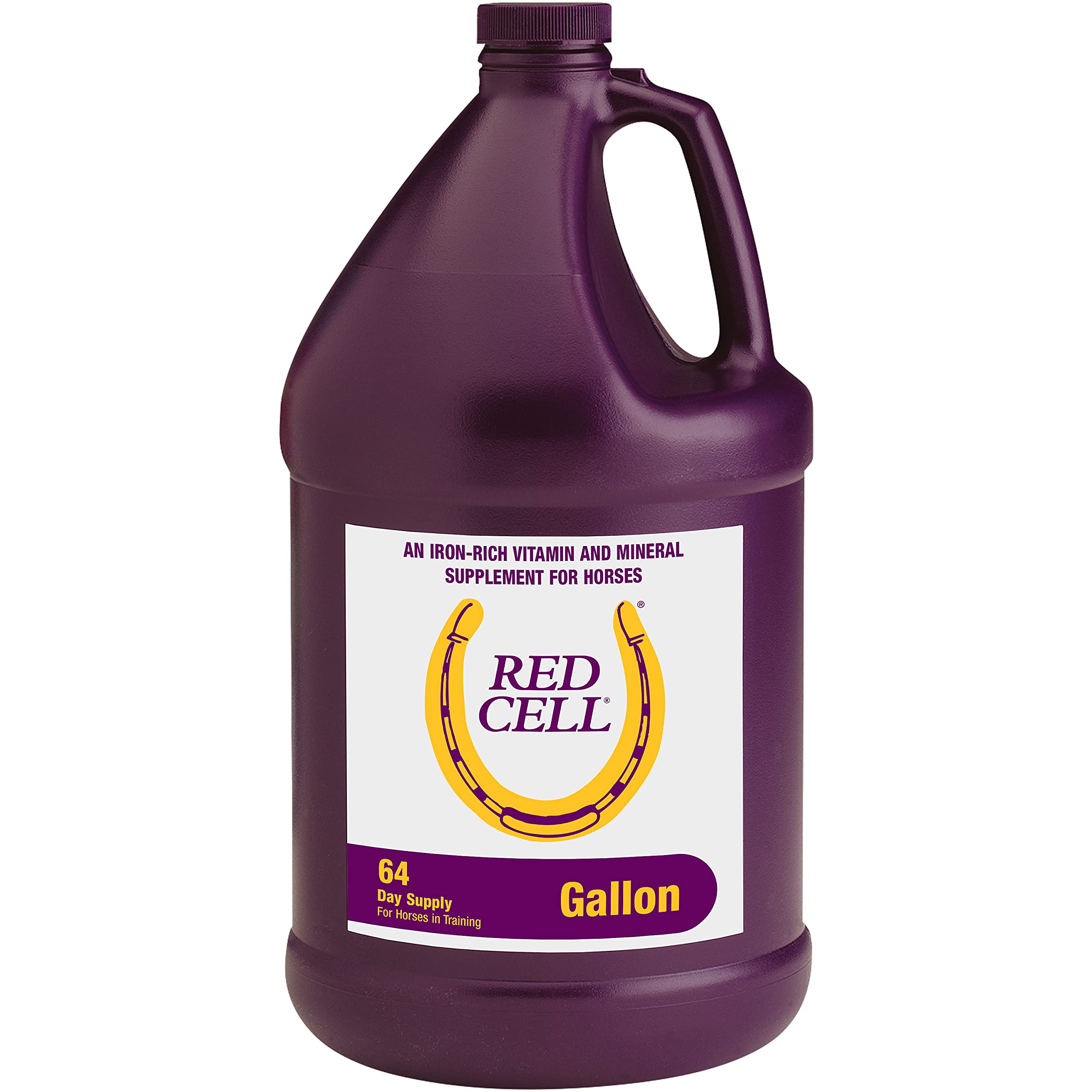 Farnam Horse Health Red Cell, Liquid Vitamin-Iron-Mineral Supplement for Horses, Helps Fill Important Nutritional Gaps in Horse