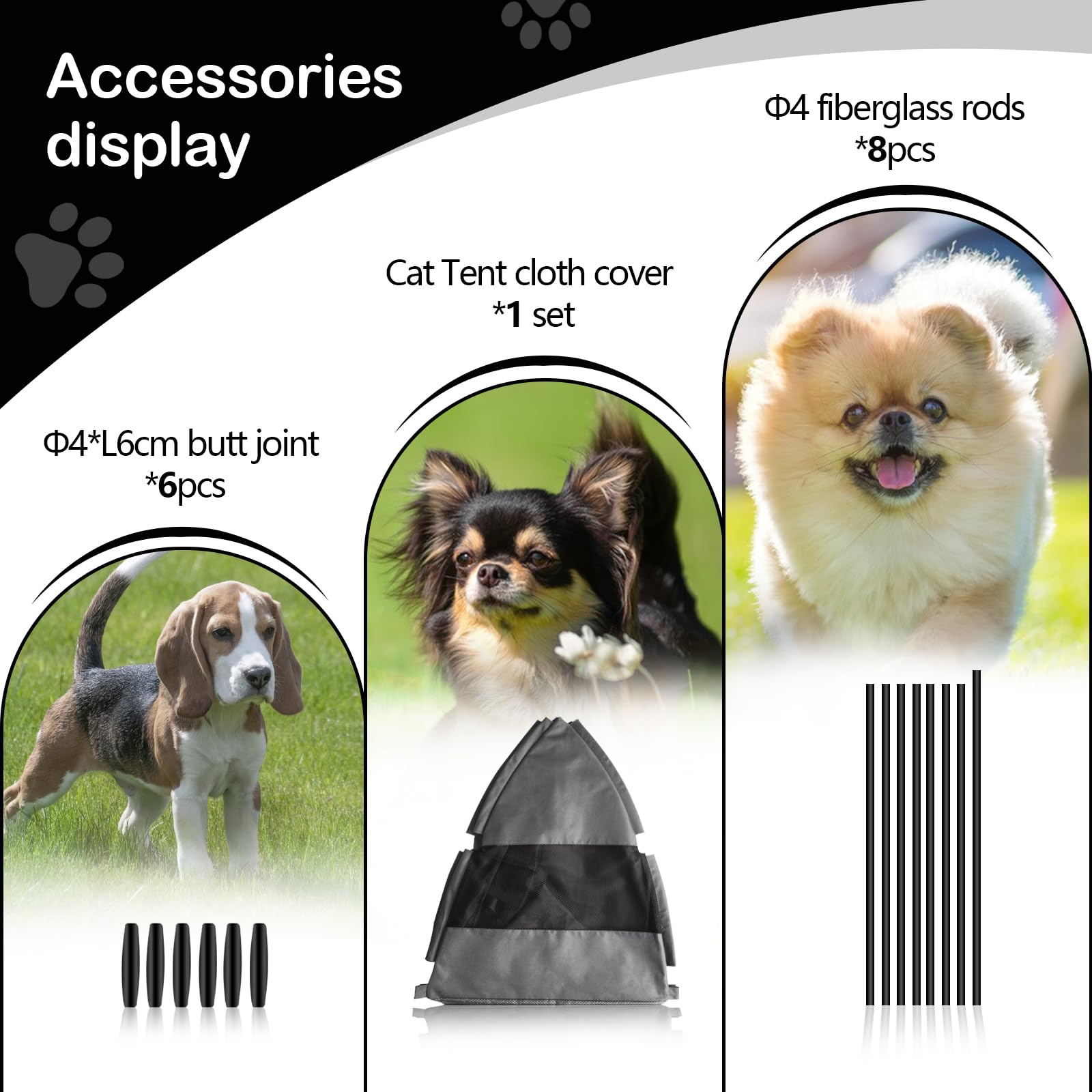 Cat Tent Outdoor/Indoor, Cat And Dog Waterproof Tent House, Outdoor Dog Bed Washable, Indoor/Outdoor Cave Nest Bed Small Dog Ten