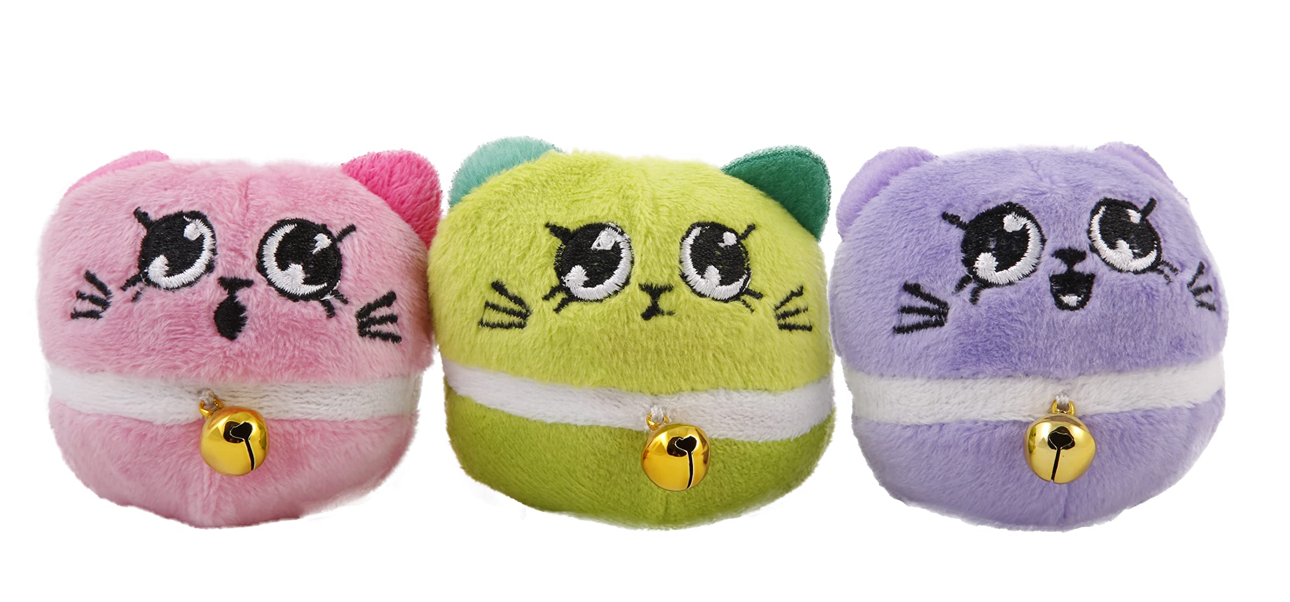 Hartz Cattraction Macaron Mice - Silver Vine & Catnip, 2 Pack, Multi, Model 032700157807