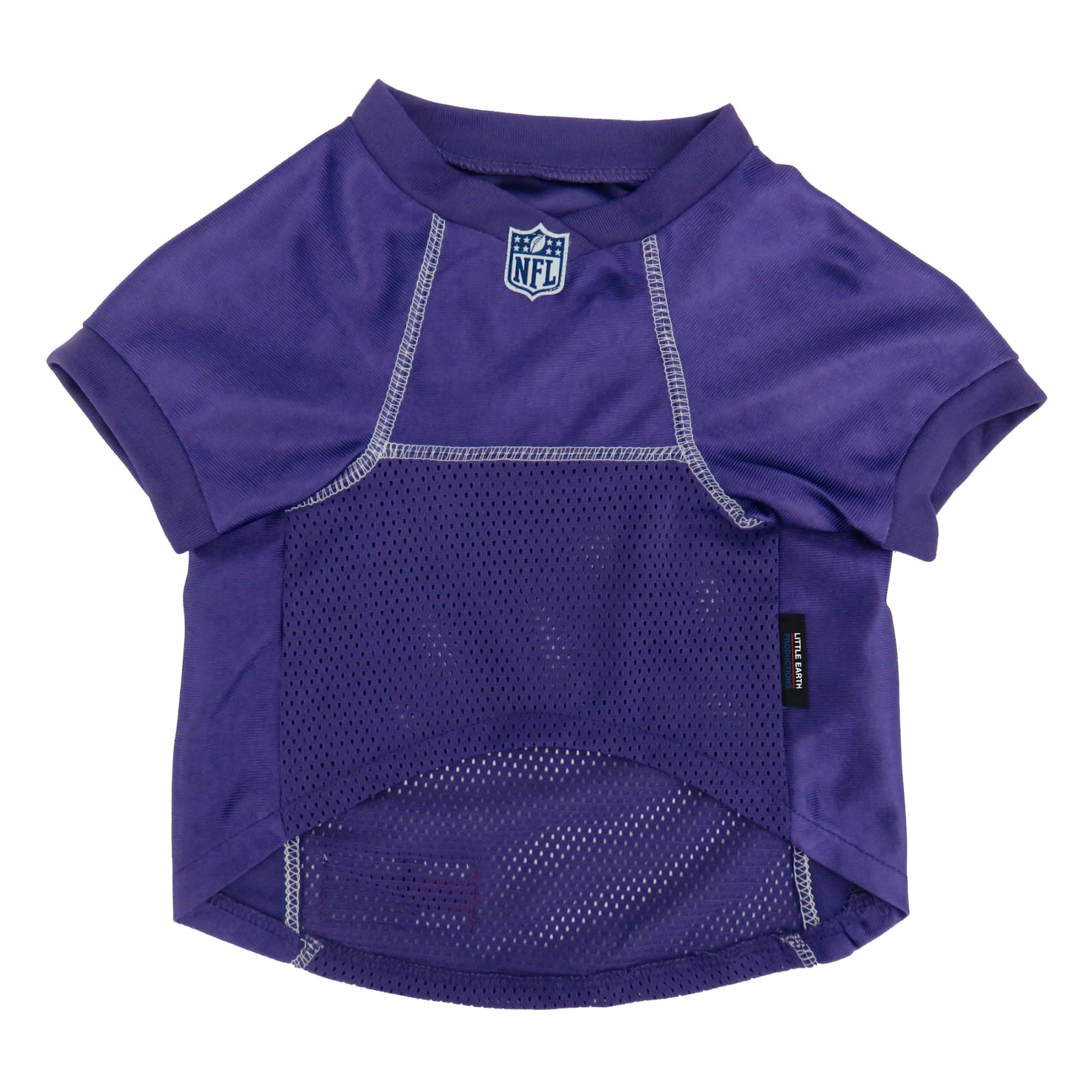Littlearth Unisex-Adult Nfl Minnesota Vikings Basic Pet Jersey, Team Color, Small