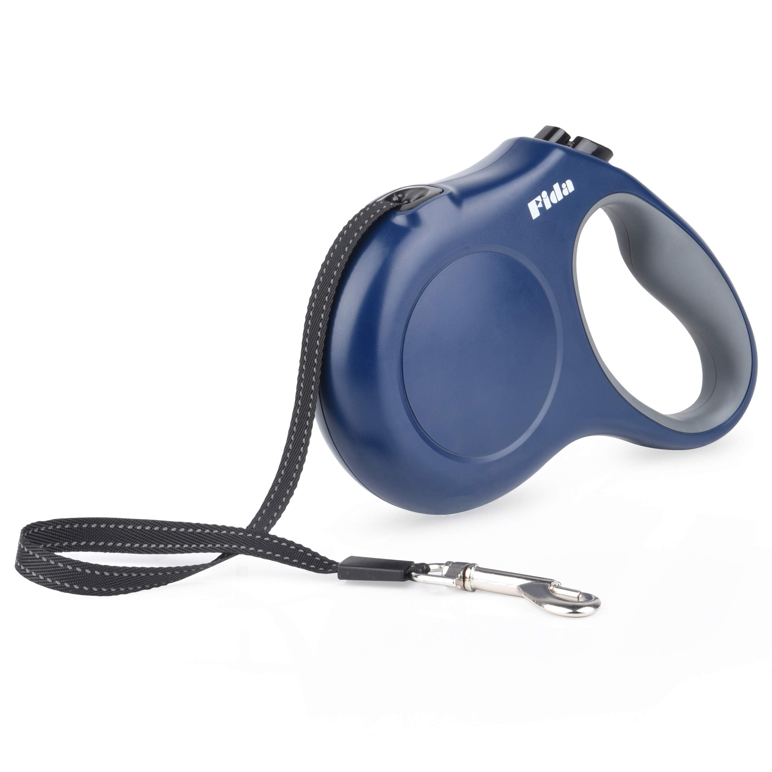 Fida Retractable Dog Leash, 16 Ft Dog Walking Leash For Large Dogs Up To 110Lbs, Tangle Free,Navy Blue