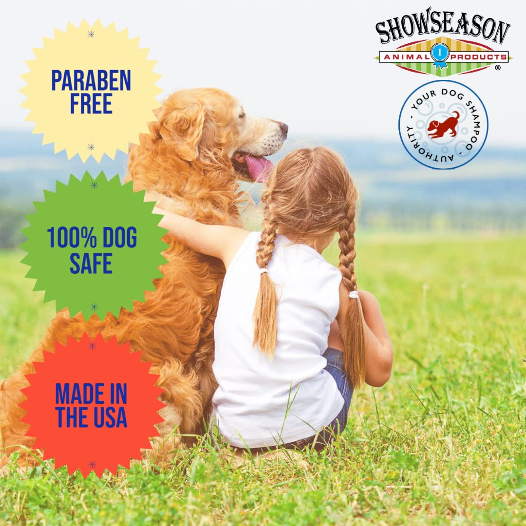 Showseason Merry Cranberry Pet Shampoo for Dogs & Cats, 16 oz., Cruelty-Free, Paraben-Free, Biodegradable, White