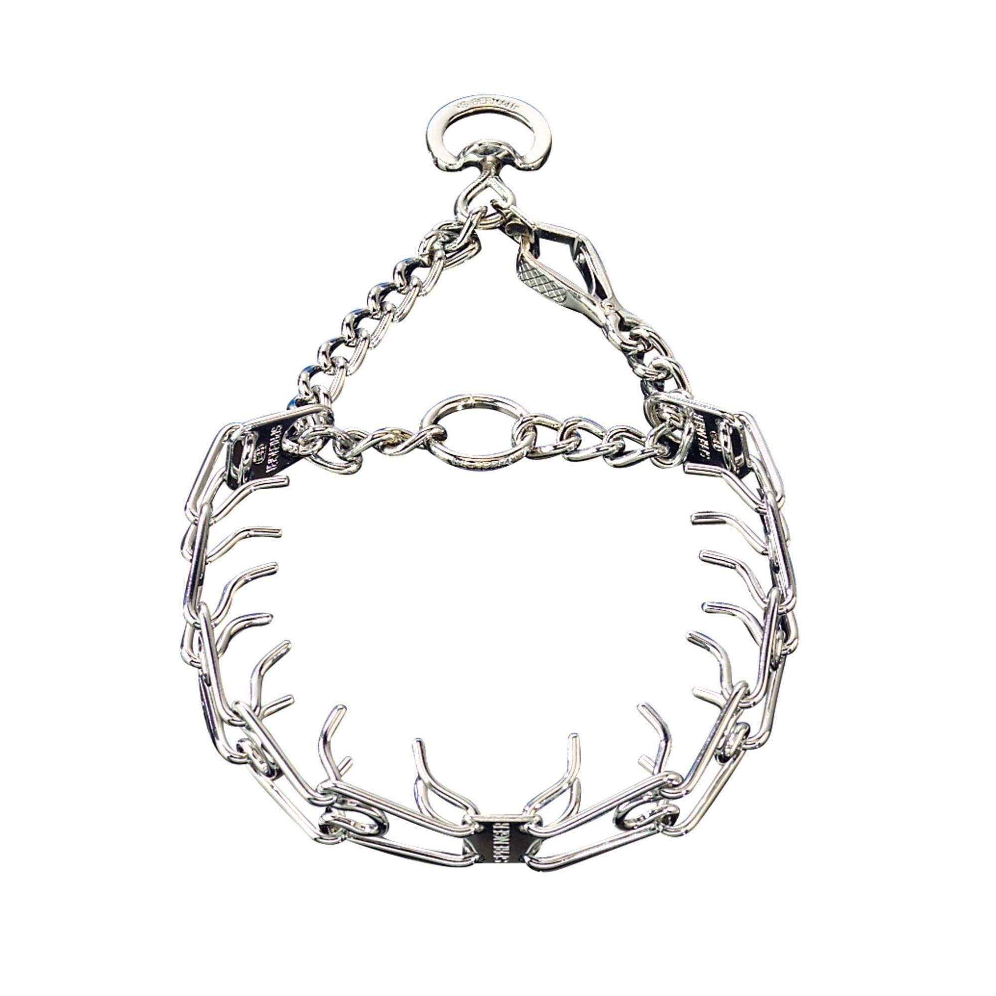 Herm Sprenger Pet Supply Imports Chrome Plated Training Collar With Quick Release Snap For Dogs, X-Large, 4Mm, 24-Inch